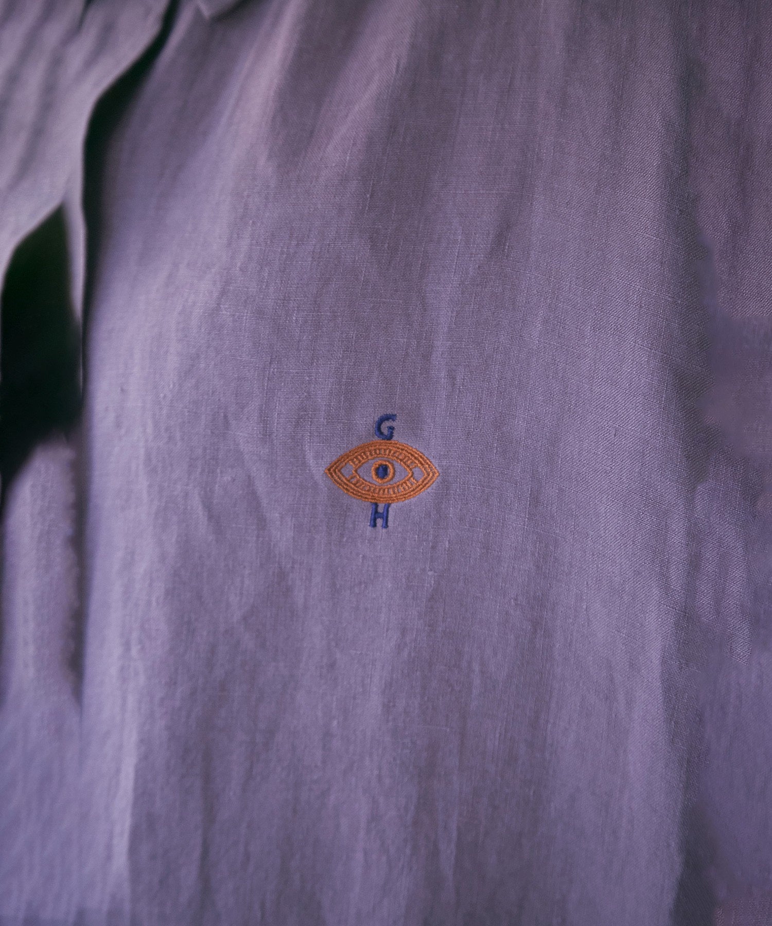 ボタンダウン ダブルネックシャツ