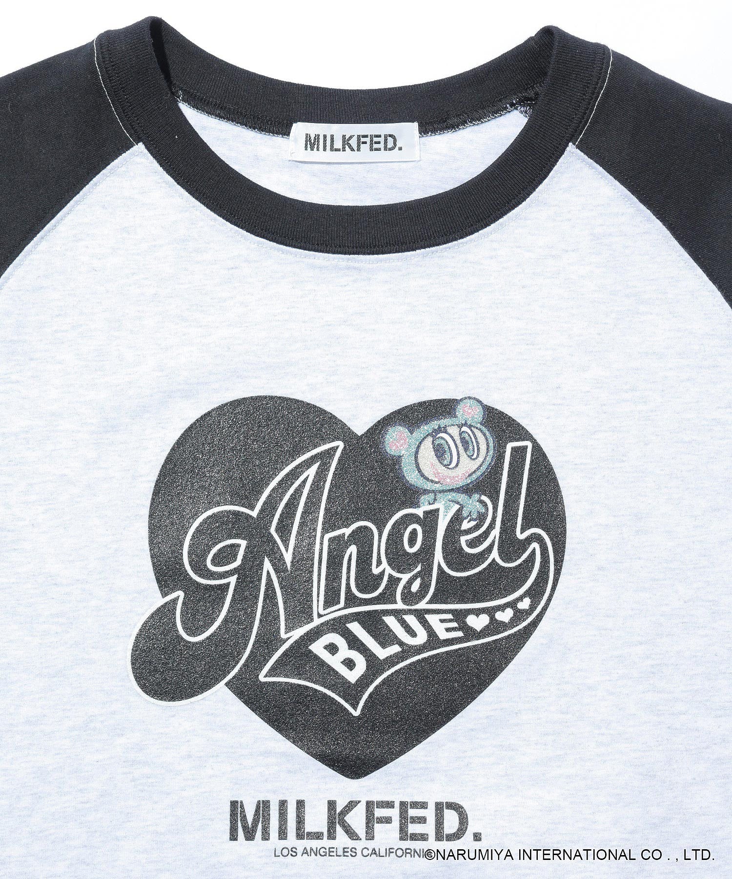 MILKFED. × ANGEL BLUE COMPACT B/B TEE