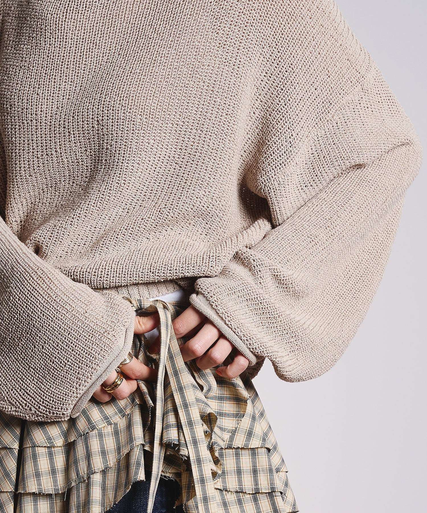 SHEER KNIT PULLOVER