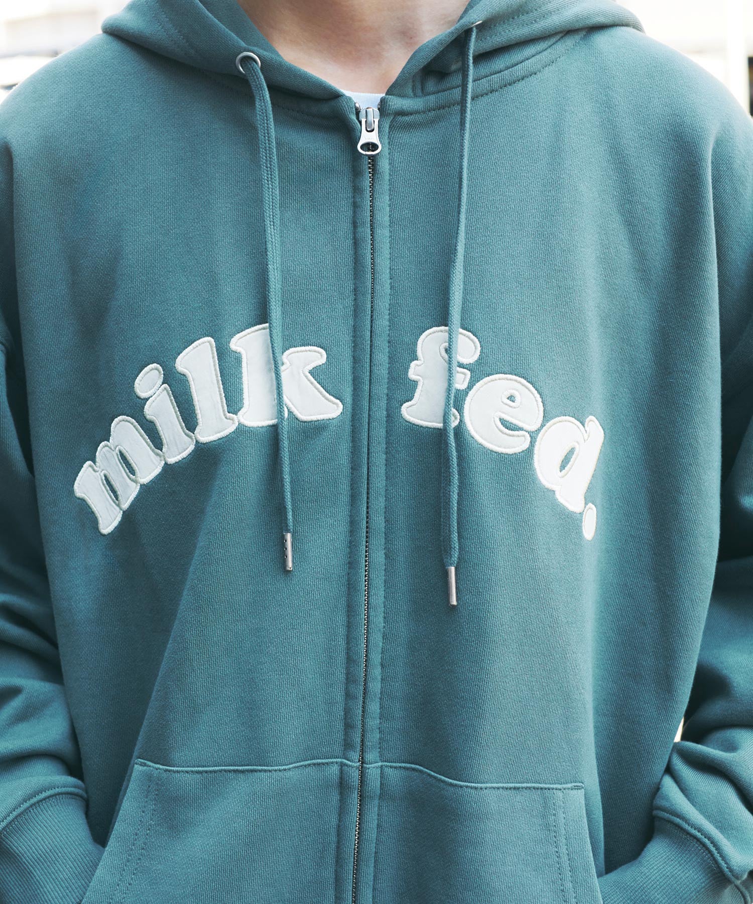 ARCH COOPER LOGO ZIP UP HOODIE