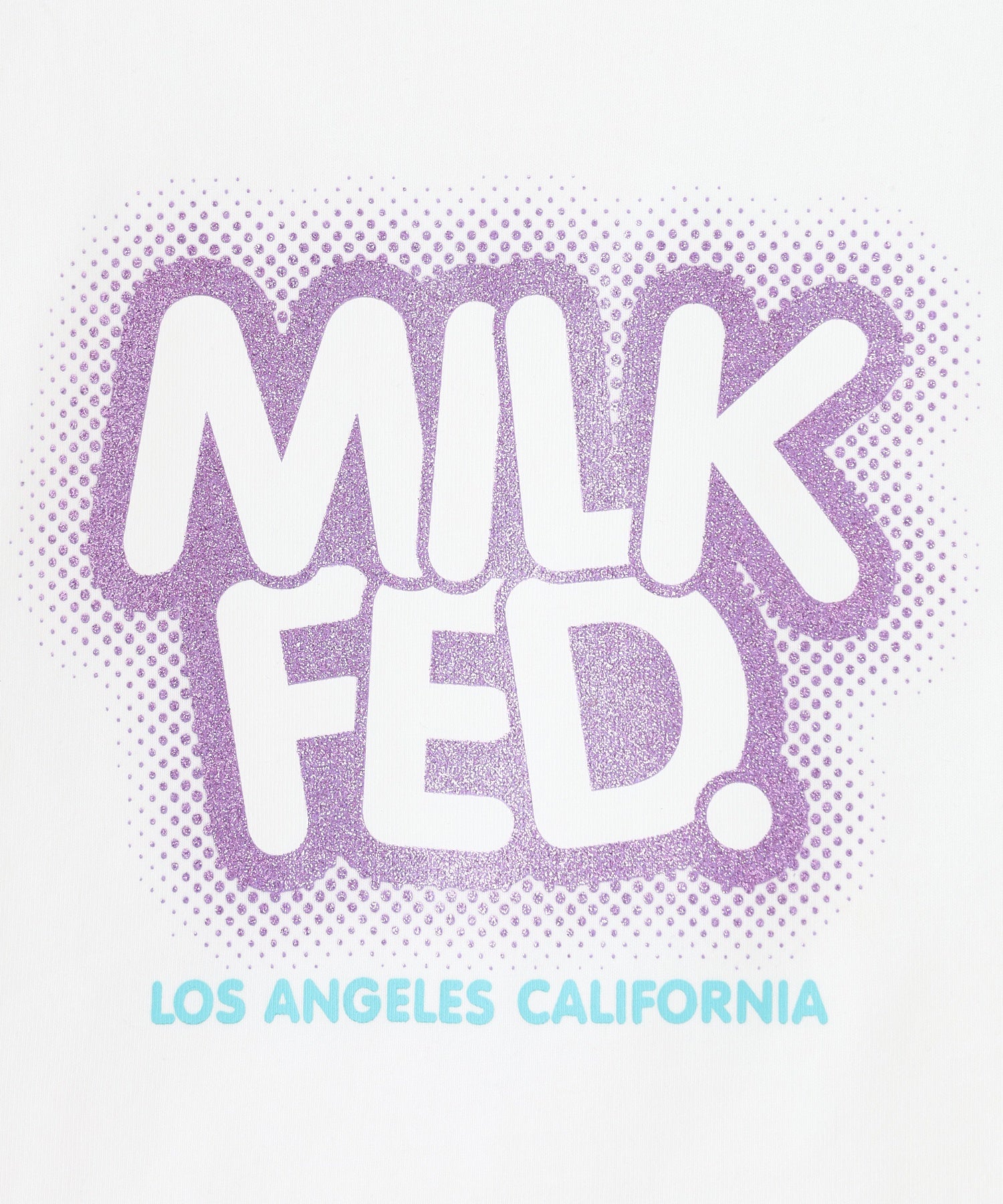 GLITTER HALFTONE LOGO COMPACT S/S TEE