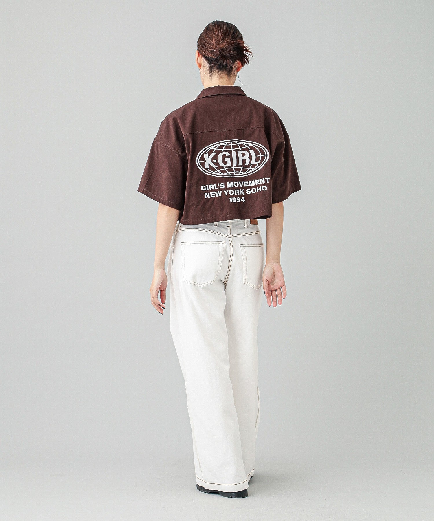 REVERSIBLE WIDE LEG PANTS