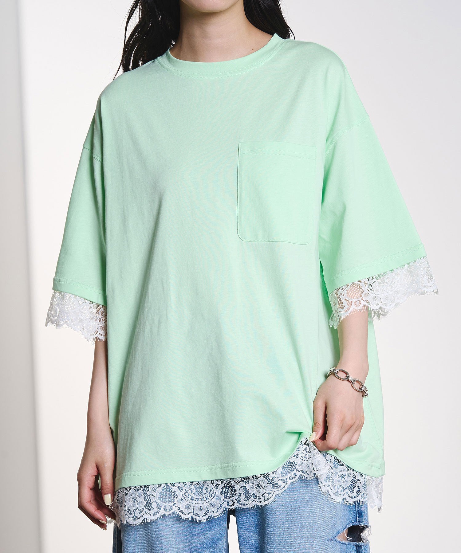 LACE DOCKING BIG TEE