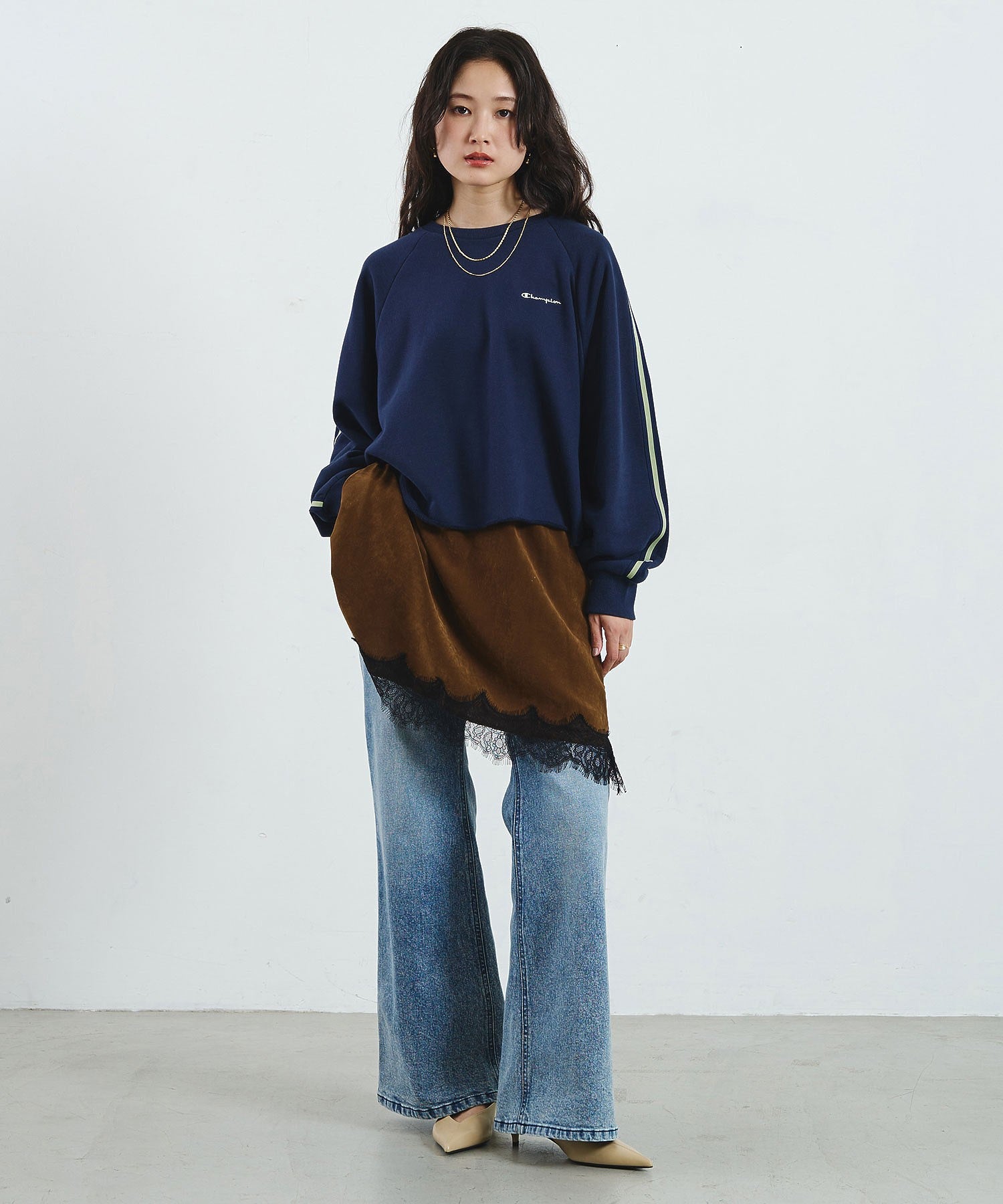 【Champion別注】SIDE LINE SWEAT