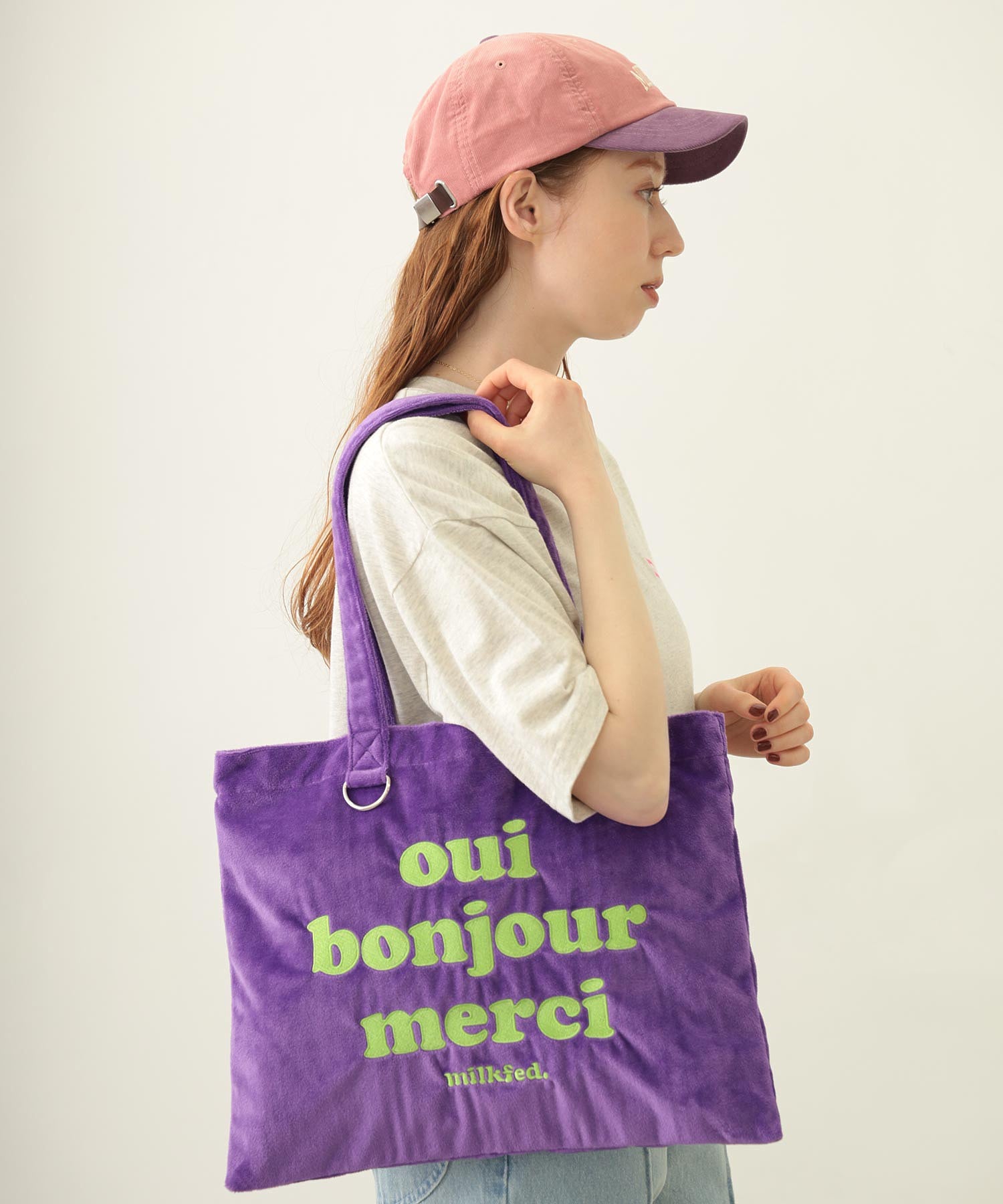 LOGO FLUFFY BAG