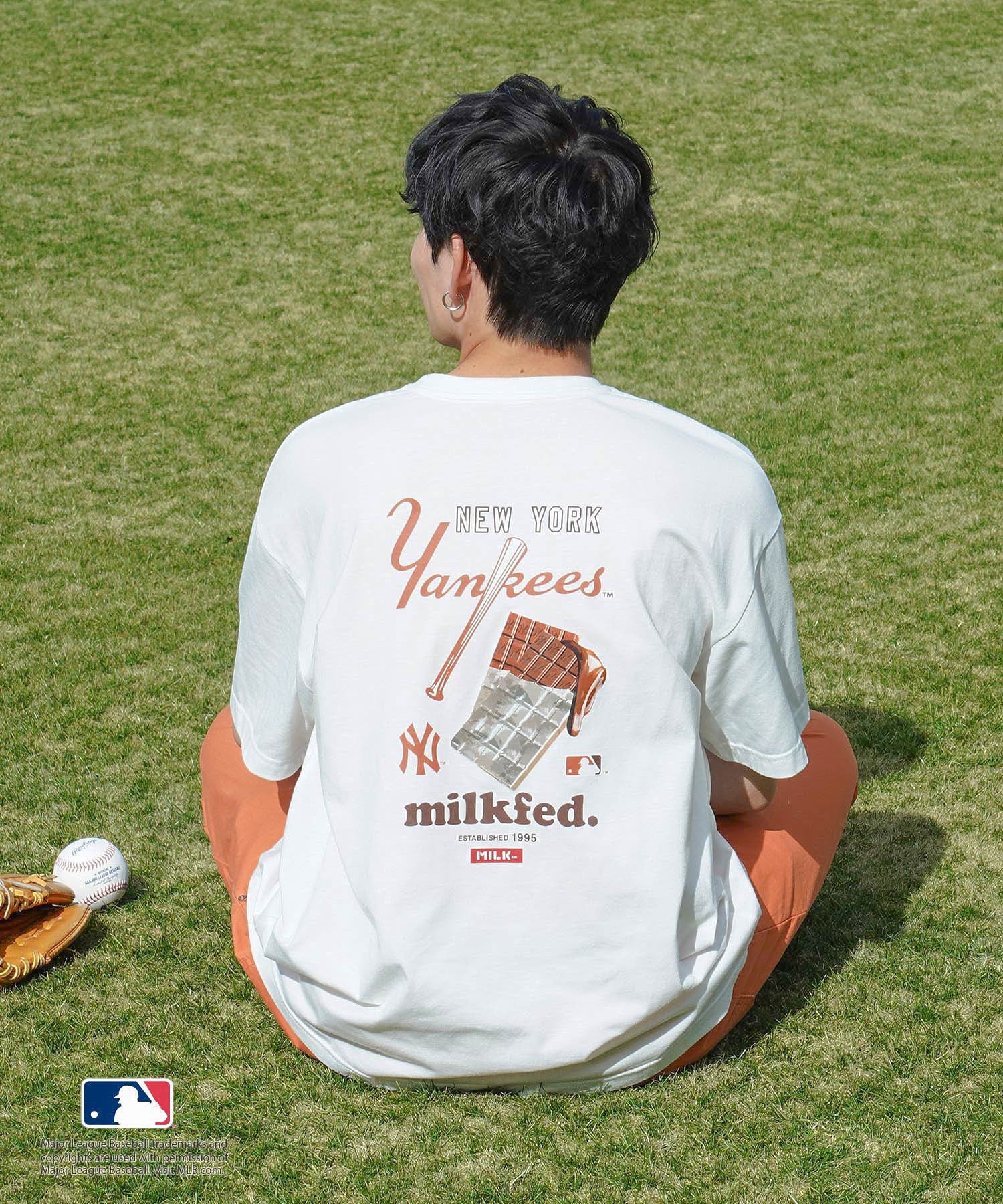 MILKFED. × MLB BIG S/S TOP