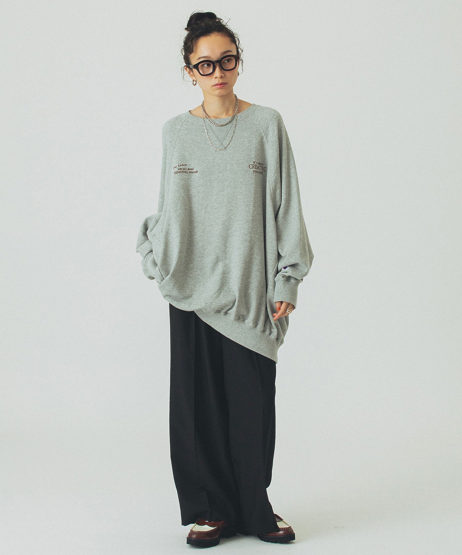 model:161cm 着用サイズ:M