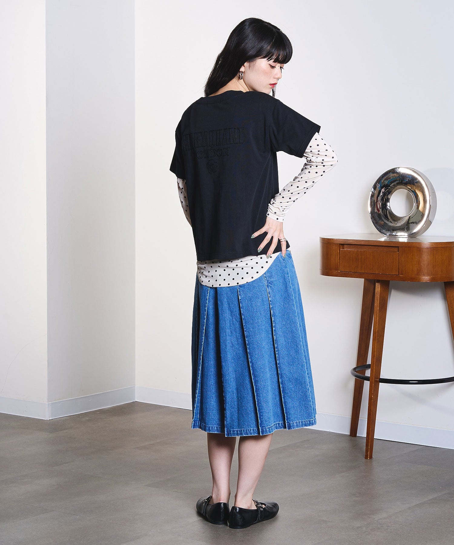 model:163cm 着用サイズ:S