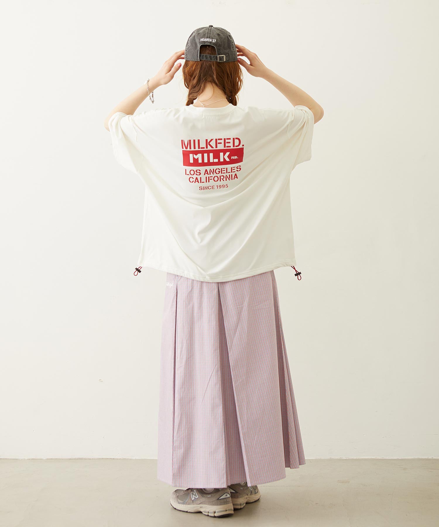 MILKFED. DRAWSTRING BIG S/S TEE