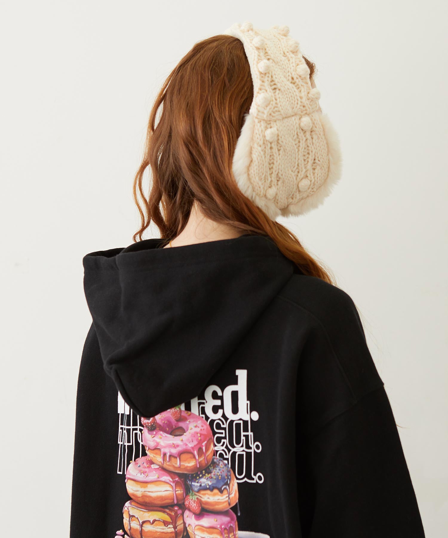 CABLE KNIT EARMUFFS