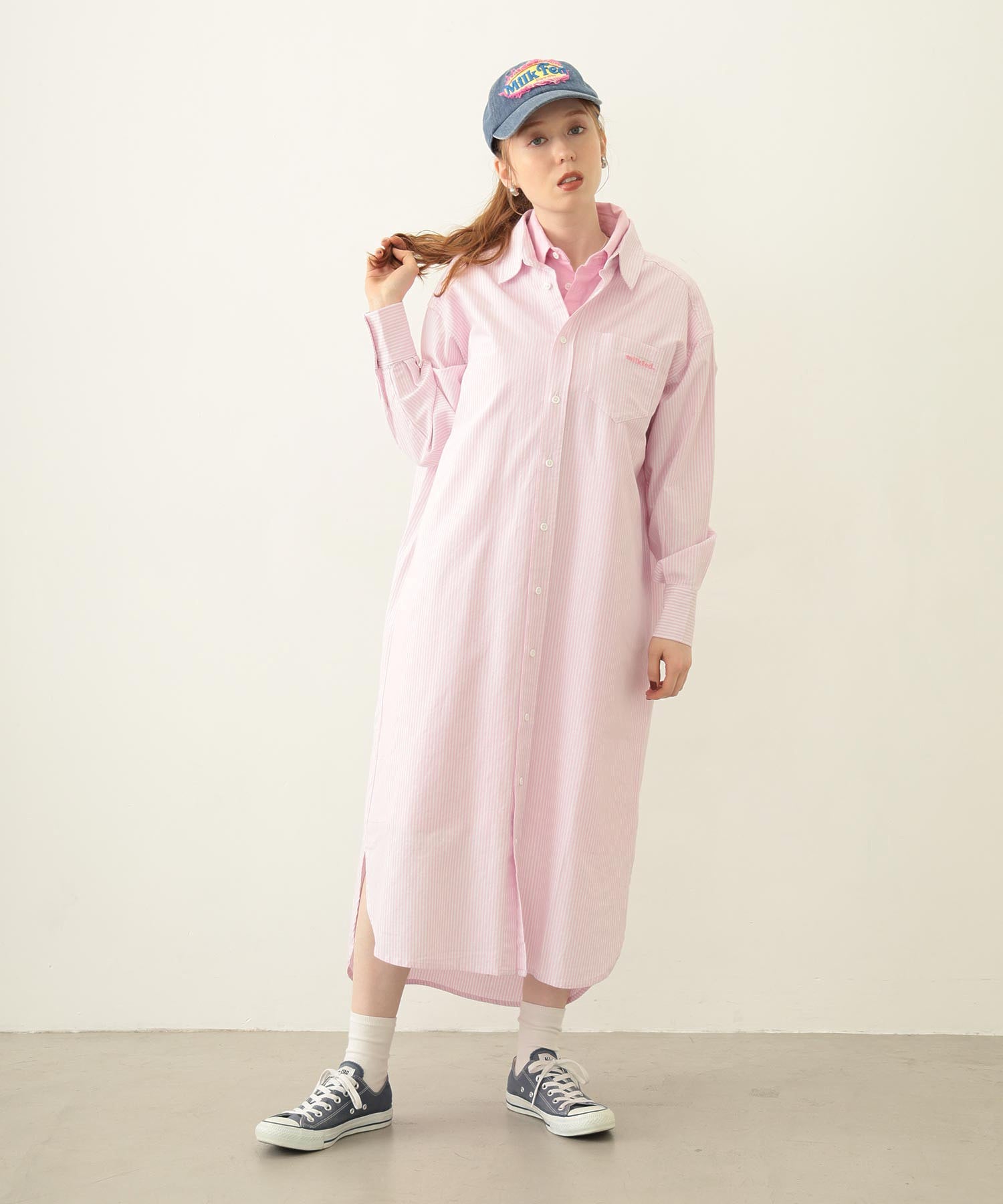 LAYERED SHIRTS DRESS