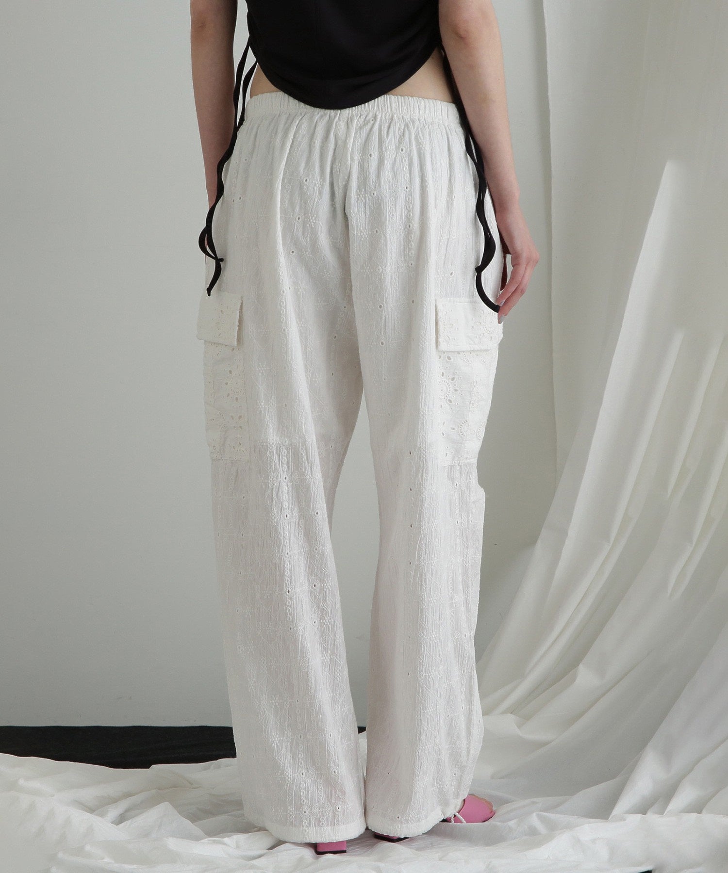 レースカーゴパンツ