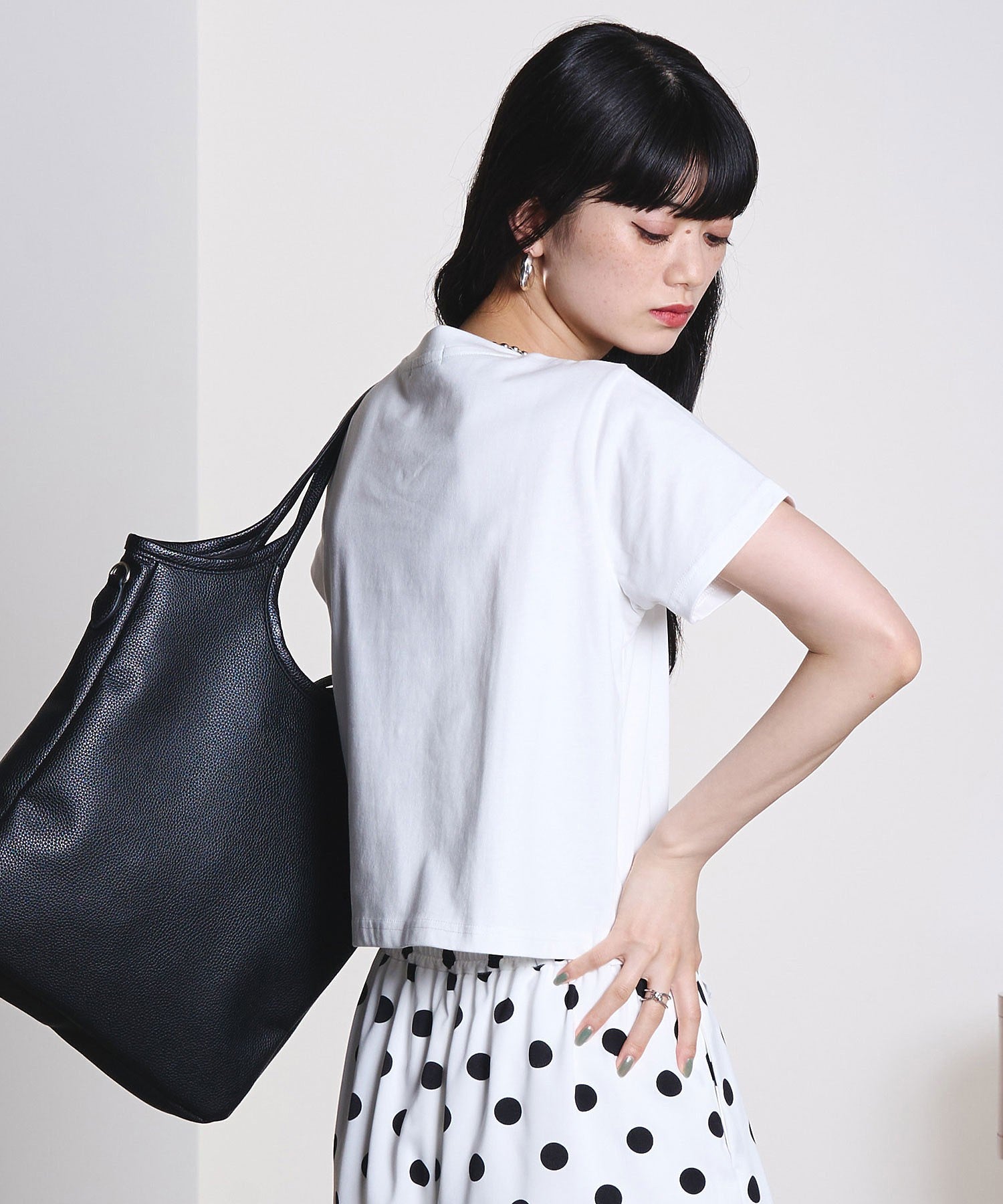 model:163cm 着用サイズ:S