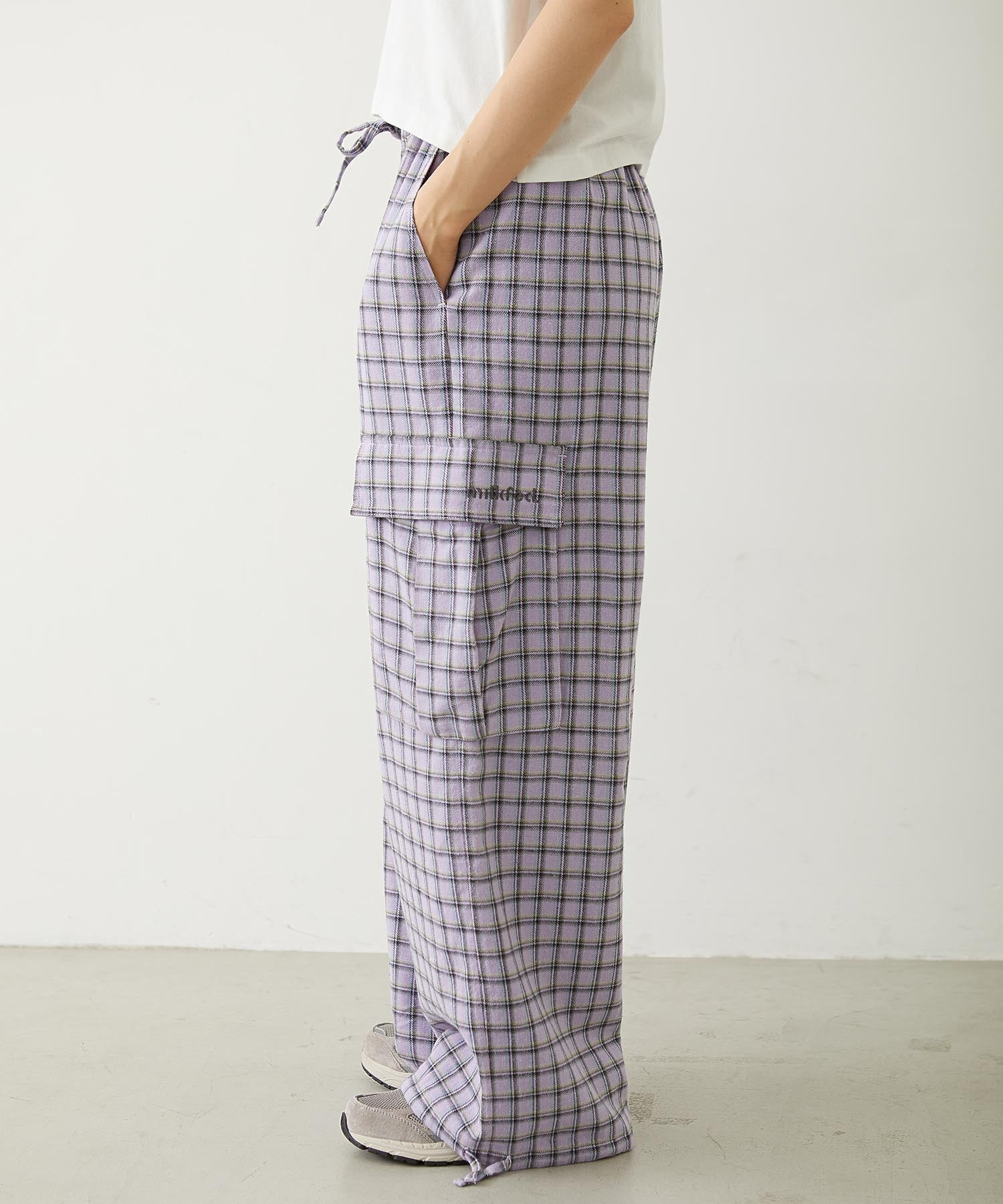 CHECKED CARGO PANTS