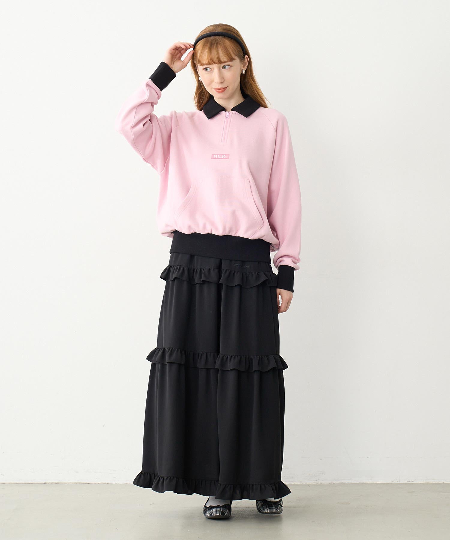 FRILL TIERED SKIRT