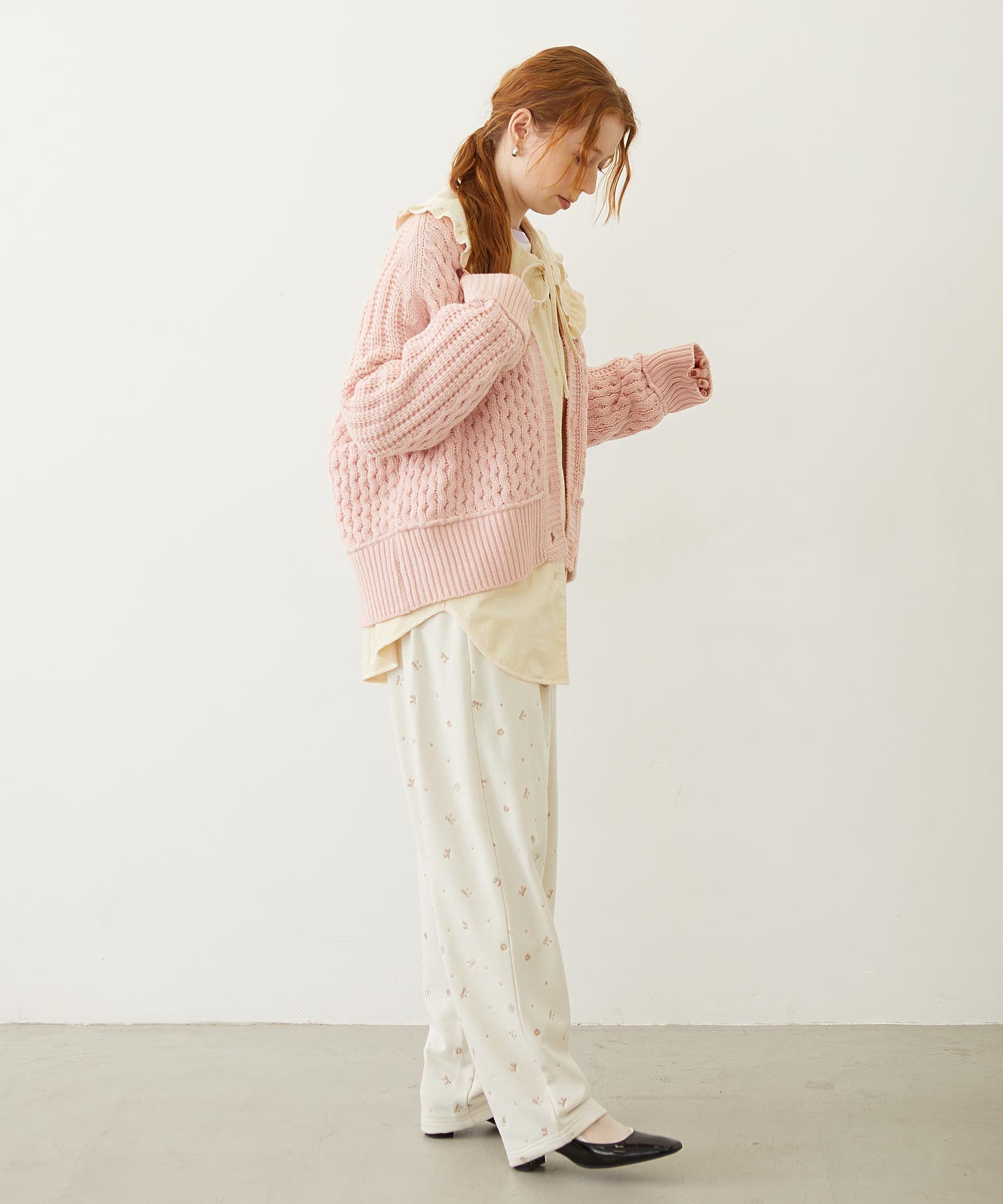 CABLE KNIT CARDIGAN