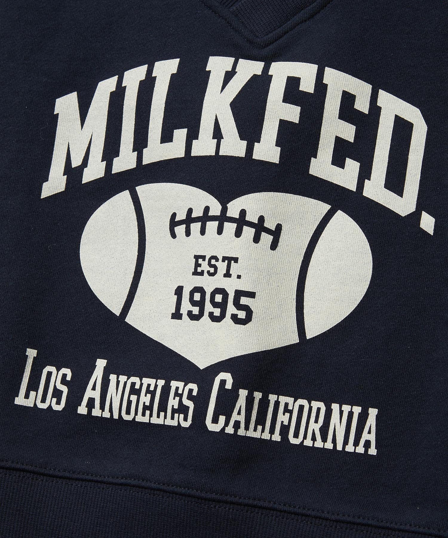 COLLEGE LOGO V-NECK SWEAT VEST