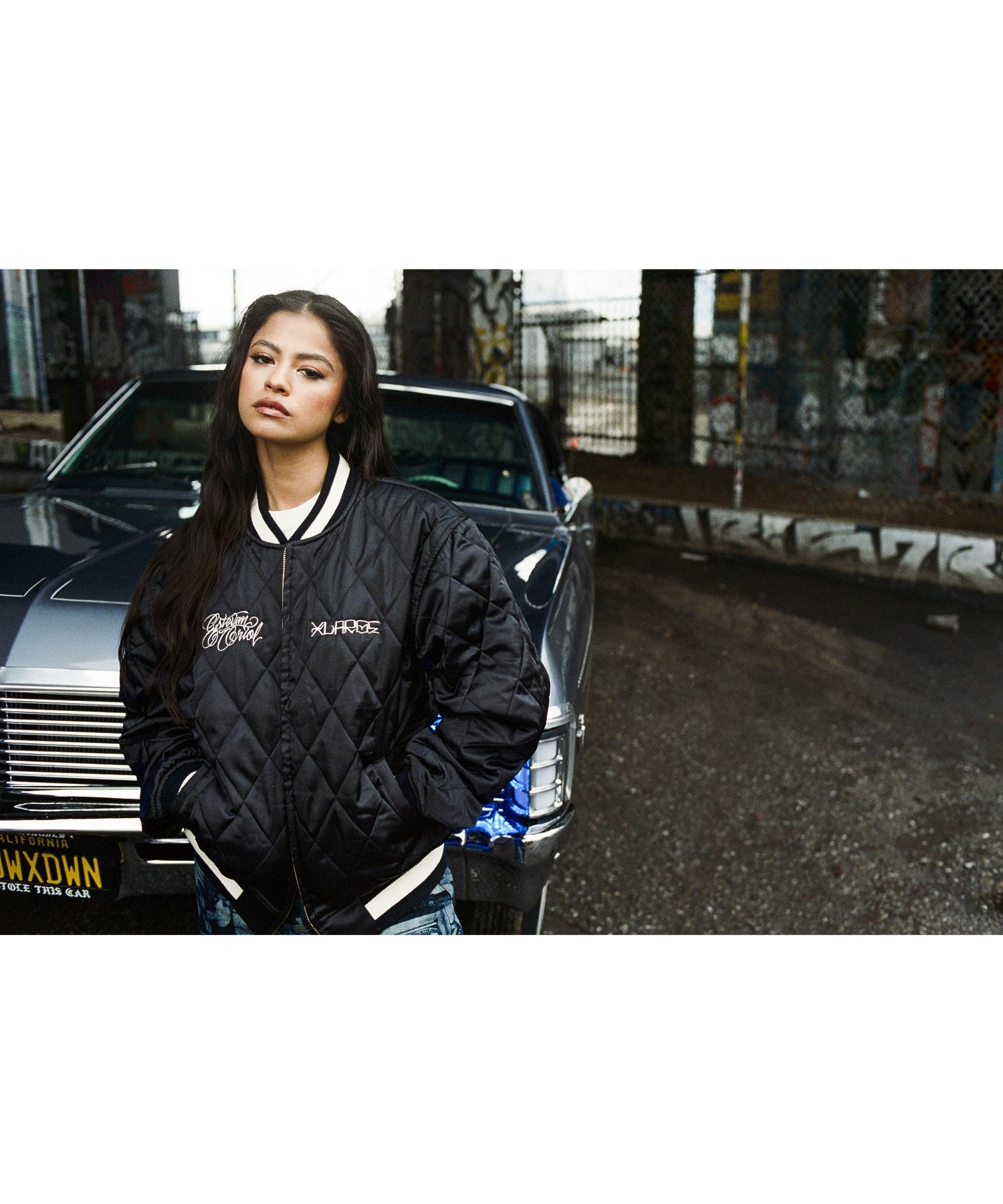 XLARGE×ESTEVAN ORIOL REVERSIBLE SOUVENIR JACKET