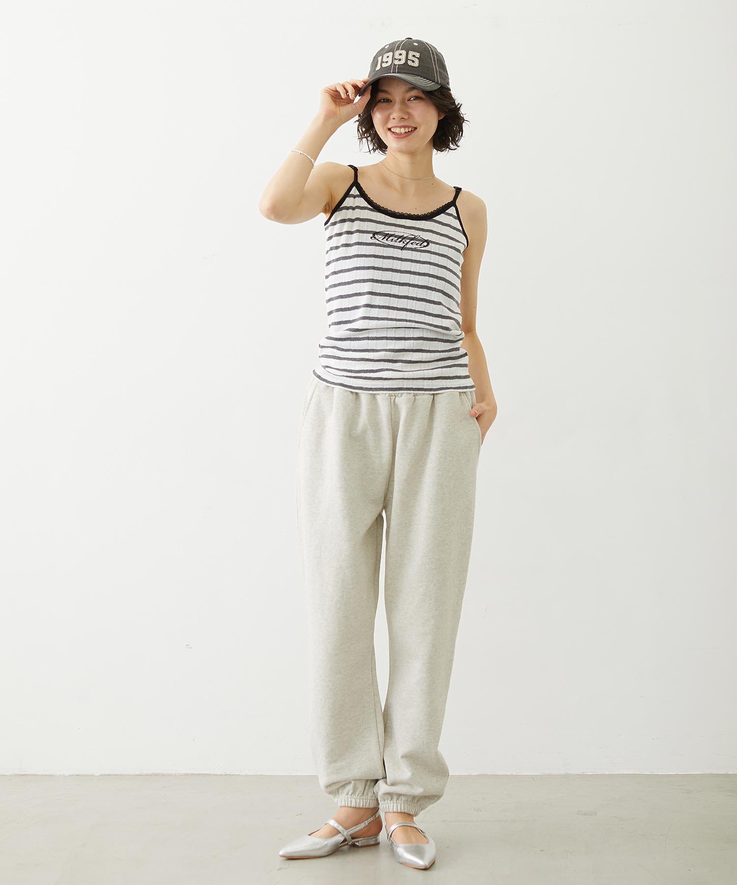 OVAL LOGO LACE CAMISOLE