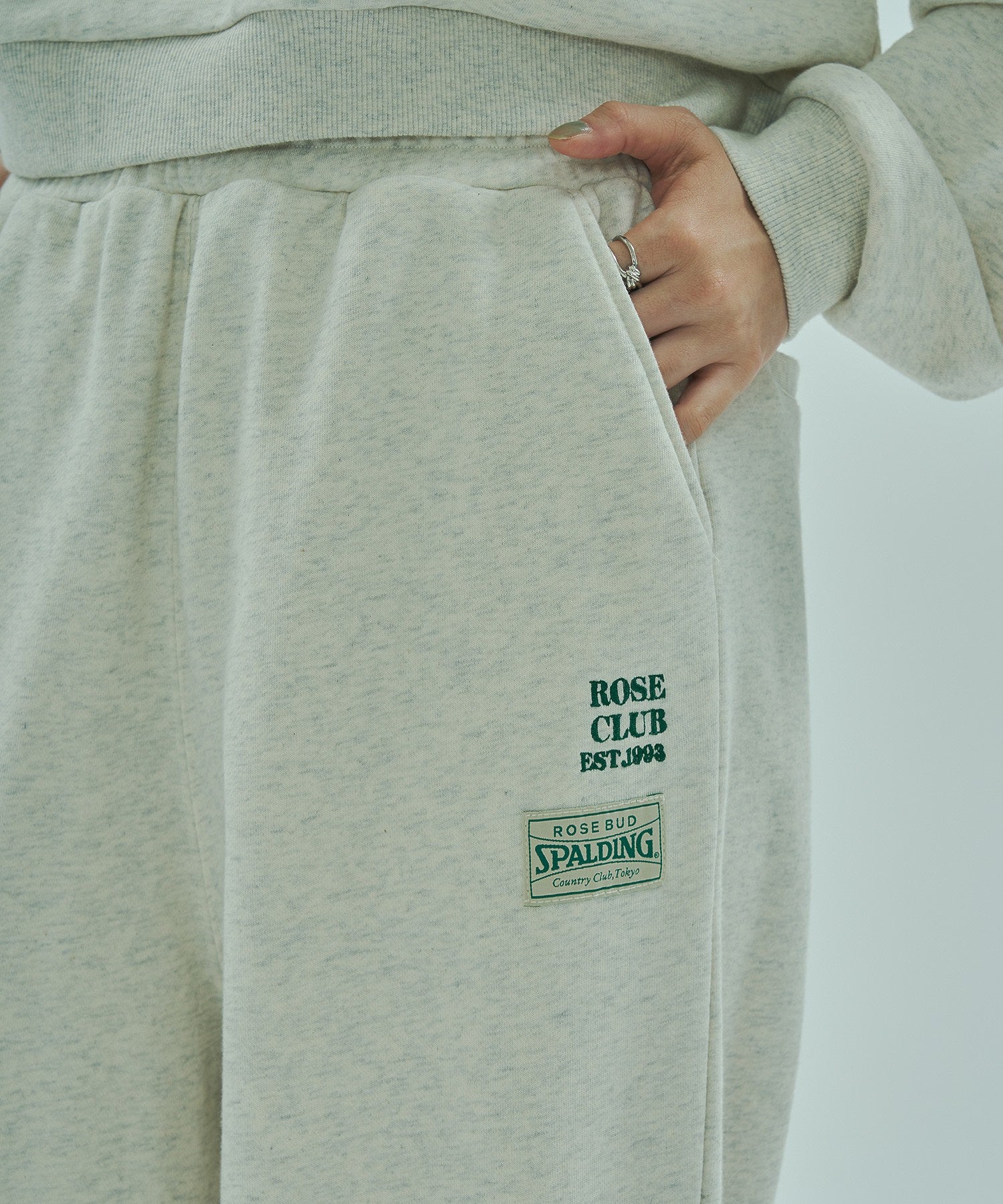 SPALDING x ROSE BUD ATHLETIC CLUB SWEAT PANTS