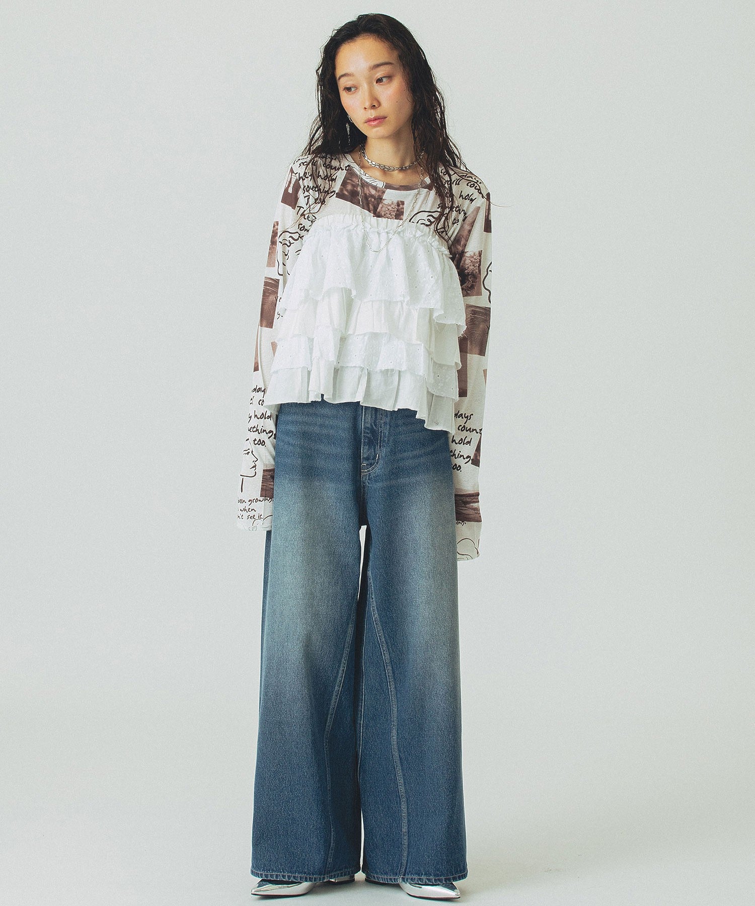 model:161cm 着用サイズ:ONE SIZE