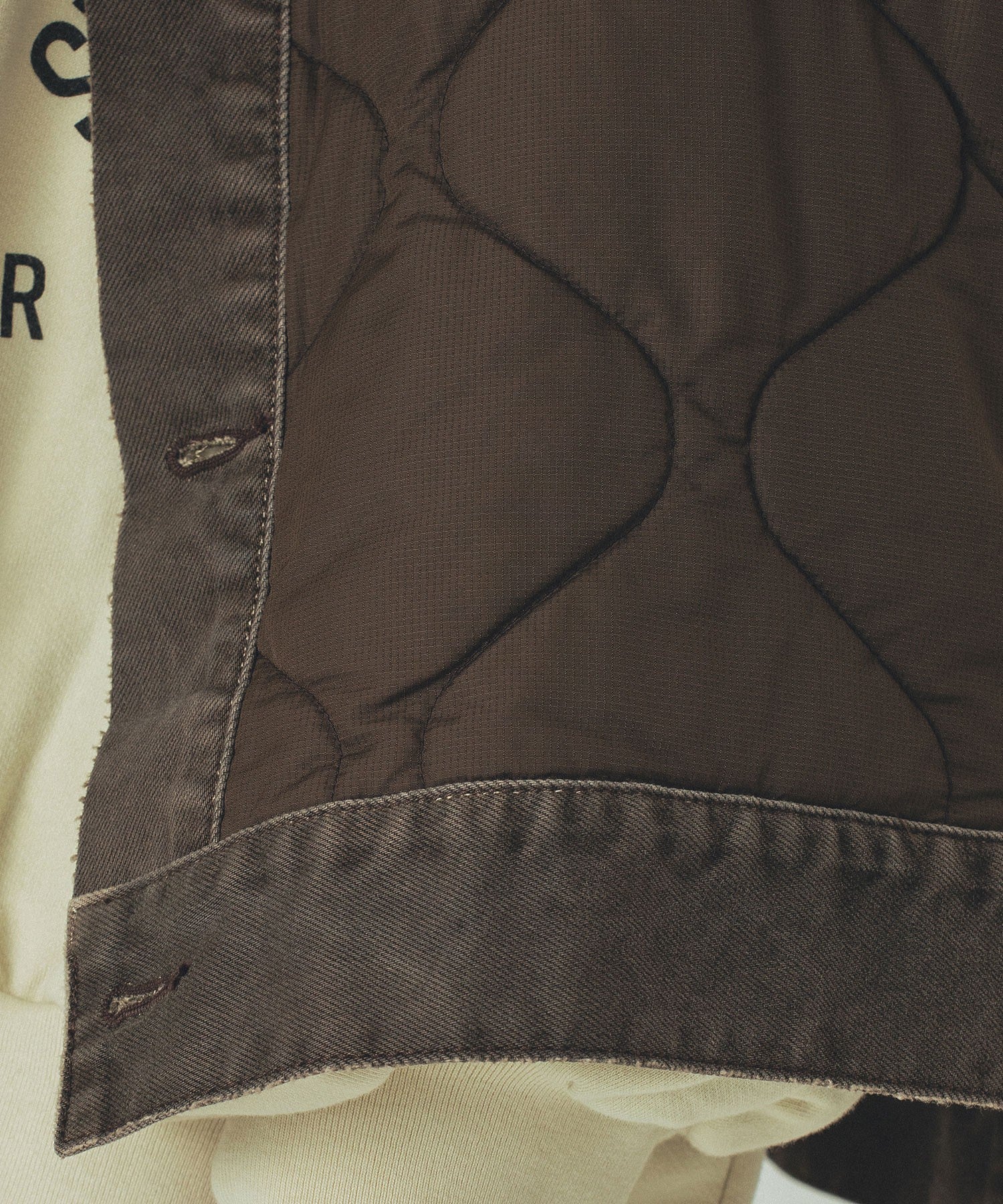 GENE HEAVENS/DENIM x QUILTING JACKET