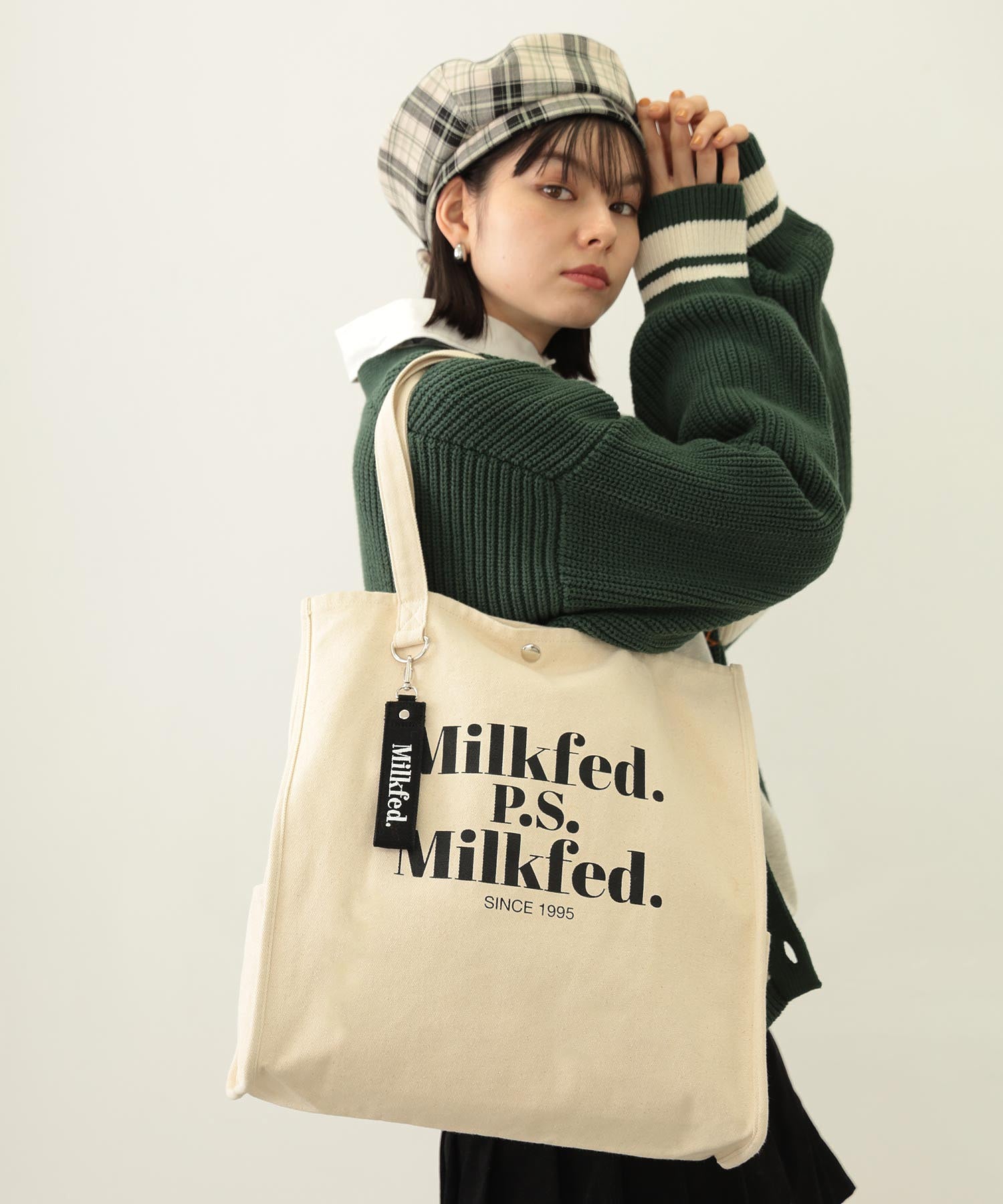 DIDONE LOGO BIG TOTE MILKFED.