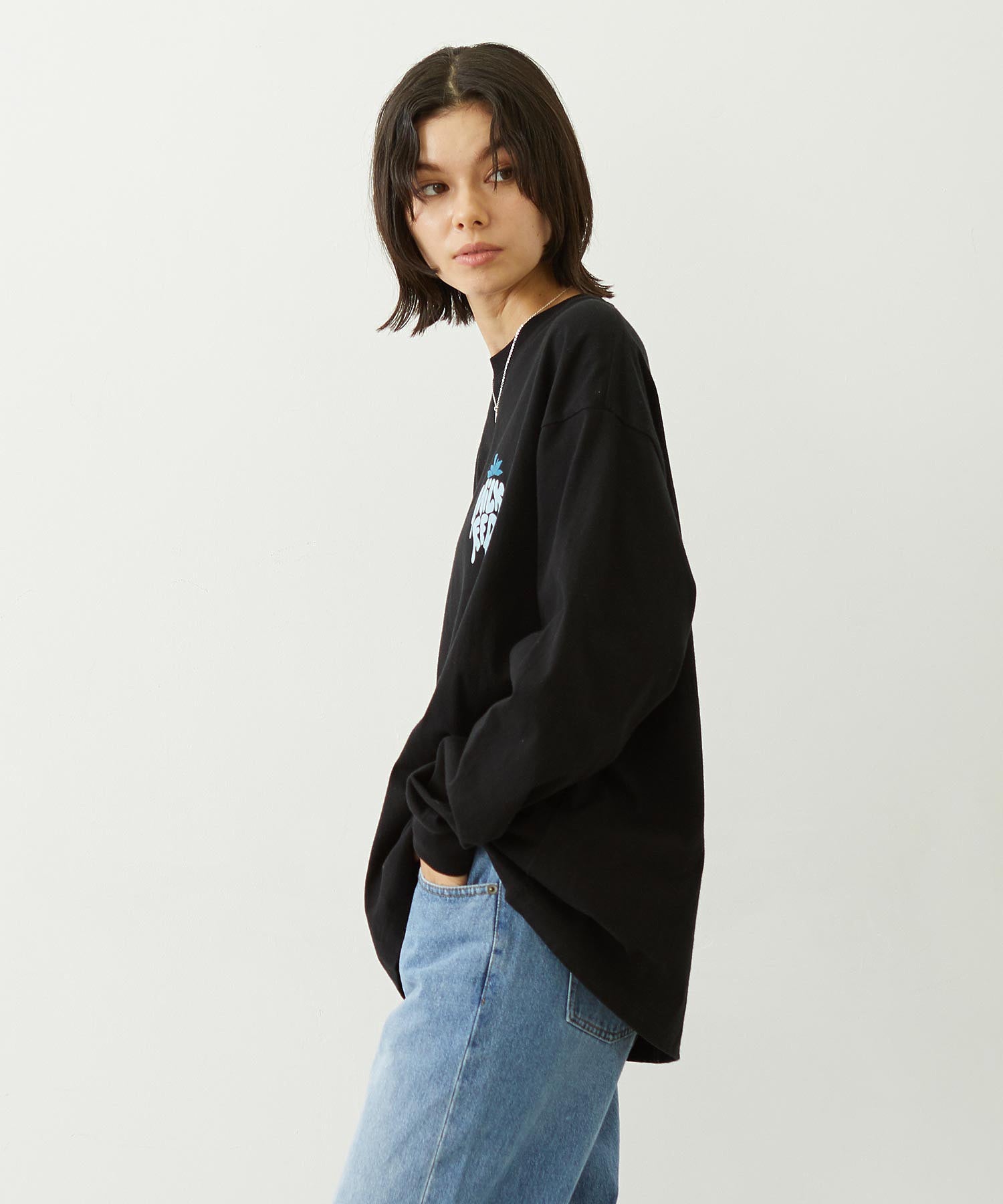 MELTY STRAWBERRY WIDE L/S TEE