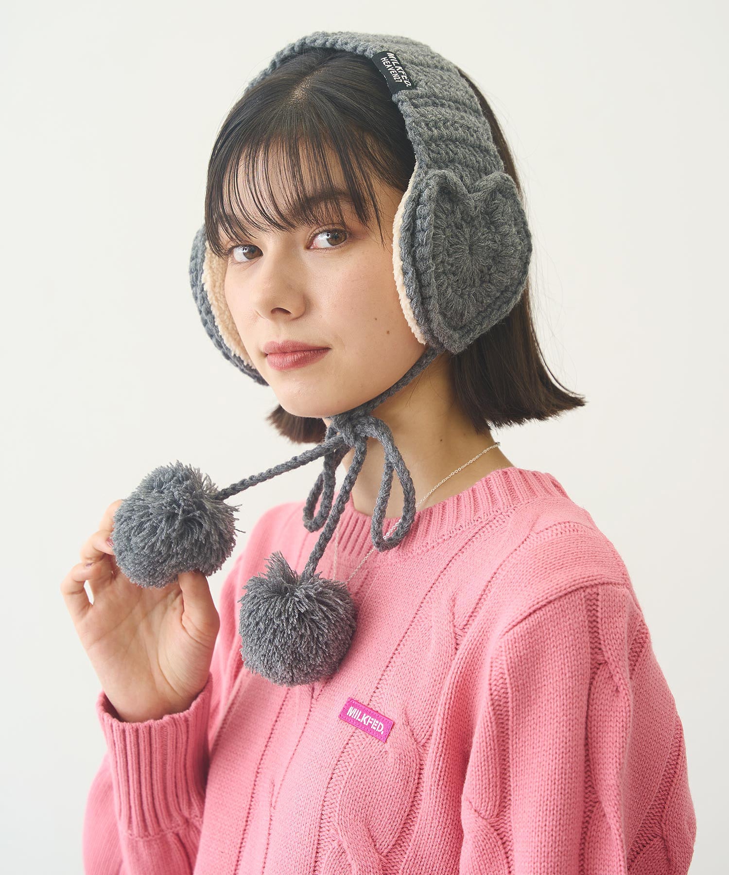 HEART KNIT EARMUFFS