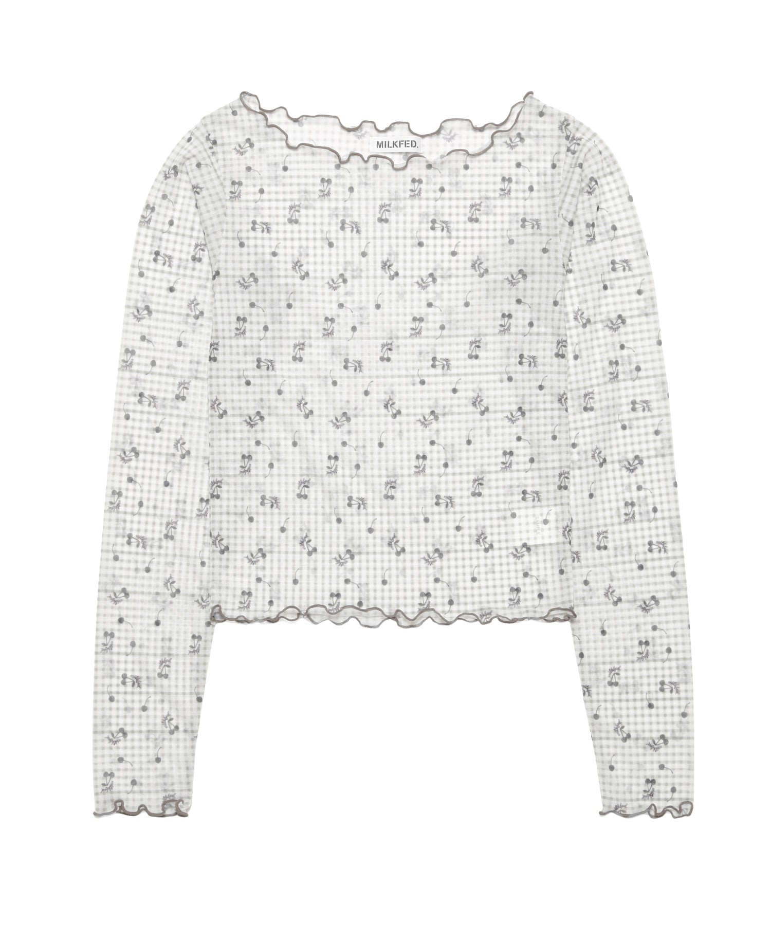 CHERRY MESH TOP