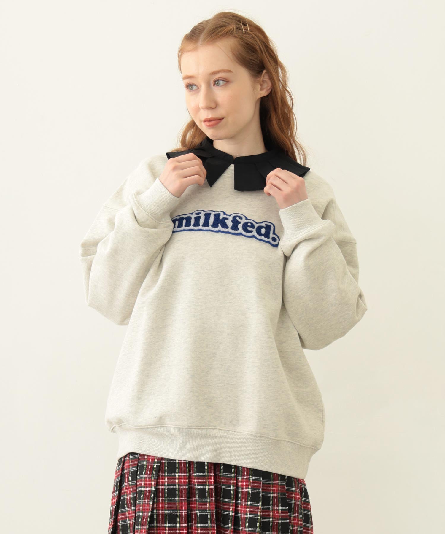 COOPER LOGO WIDE CREW SWEAT TOP
