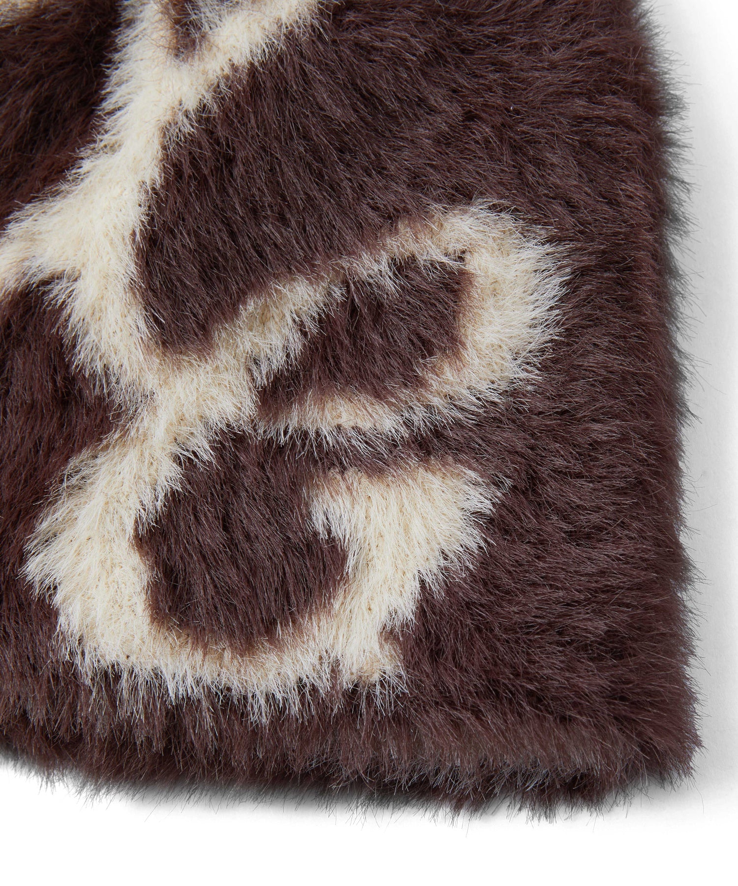 LOGO JACQUARD SHAGGY BEANIE