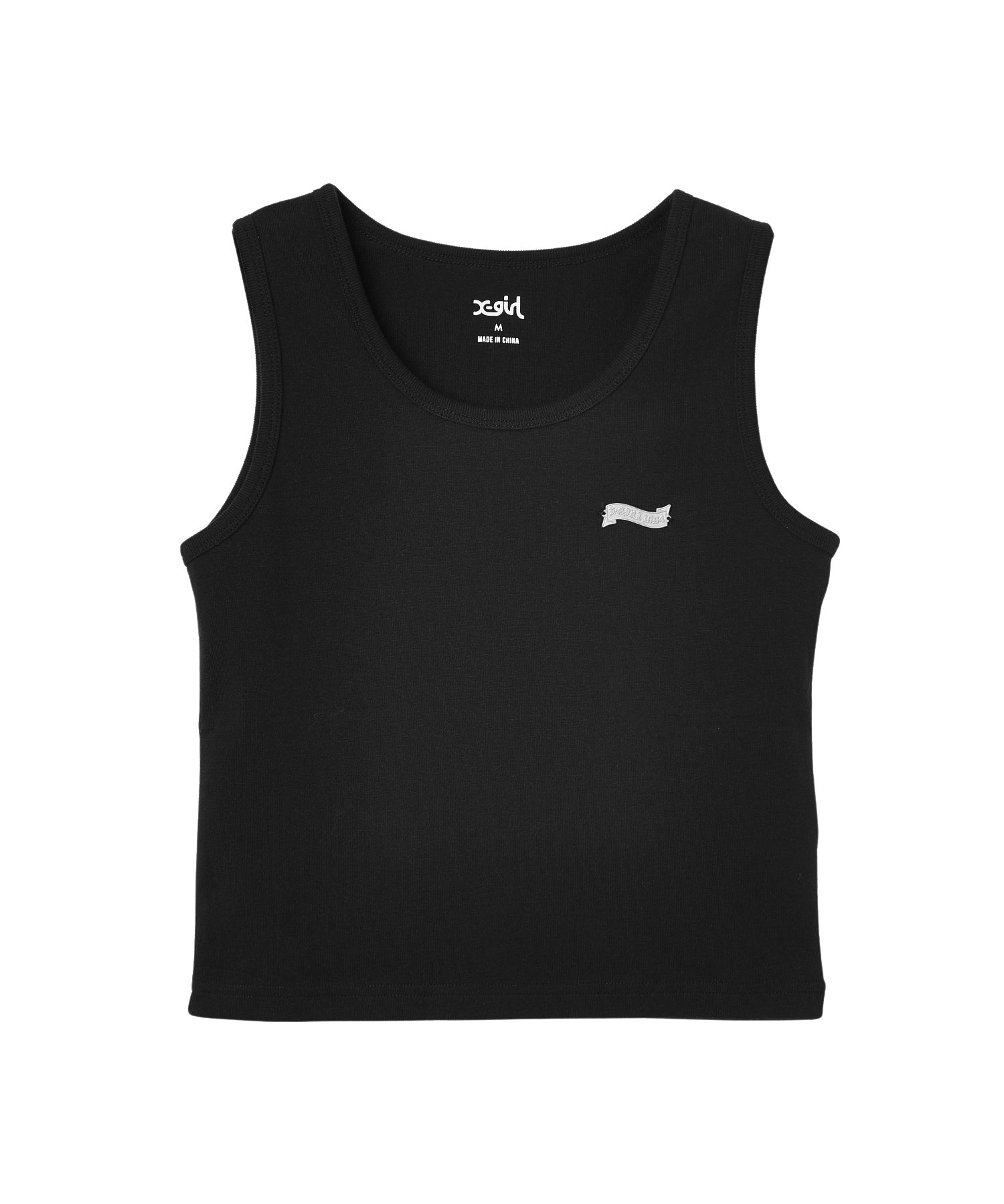 METAL NAME LOGO TANK TOP