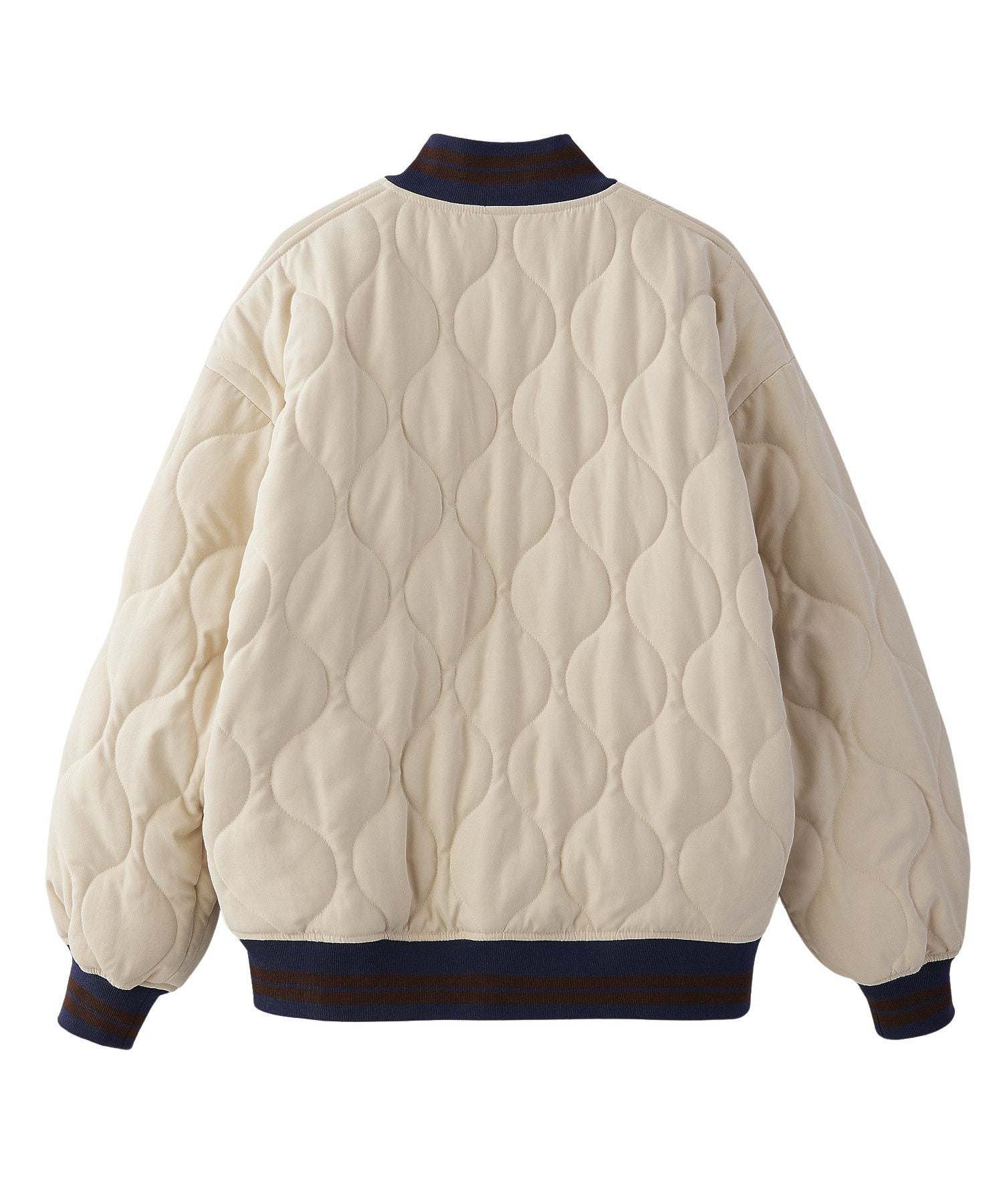 LOGO PATCH QUILTED JACKET