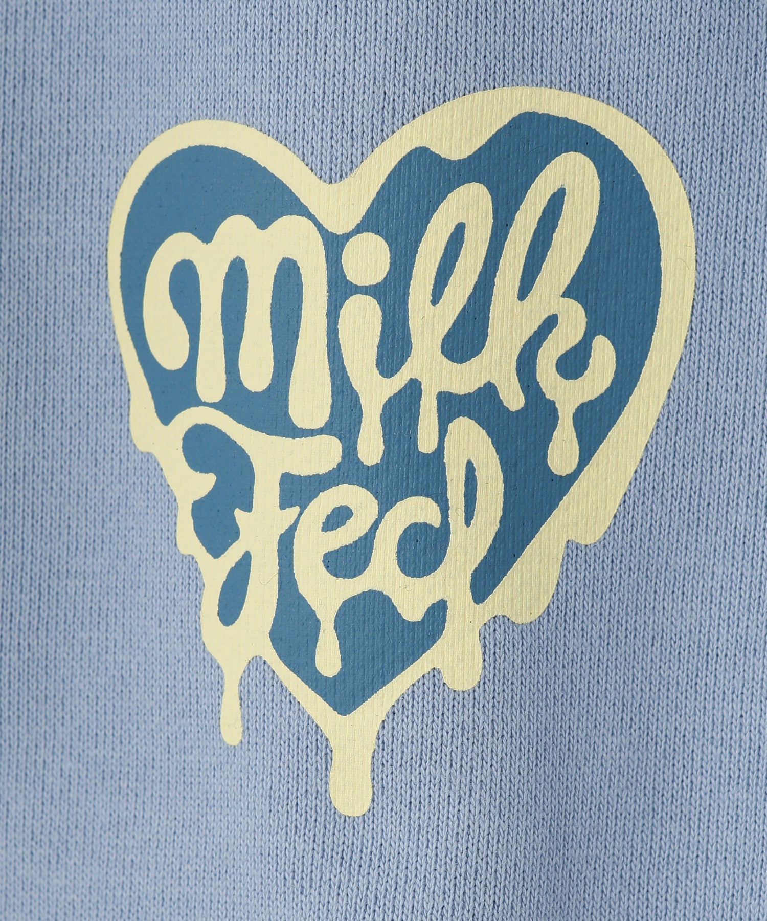 MELTY HEART WIDE HOODIE SWEAT