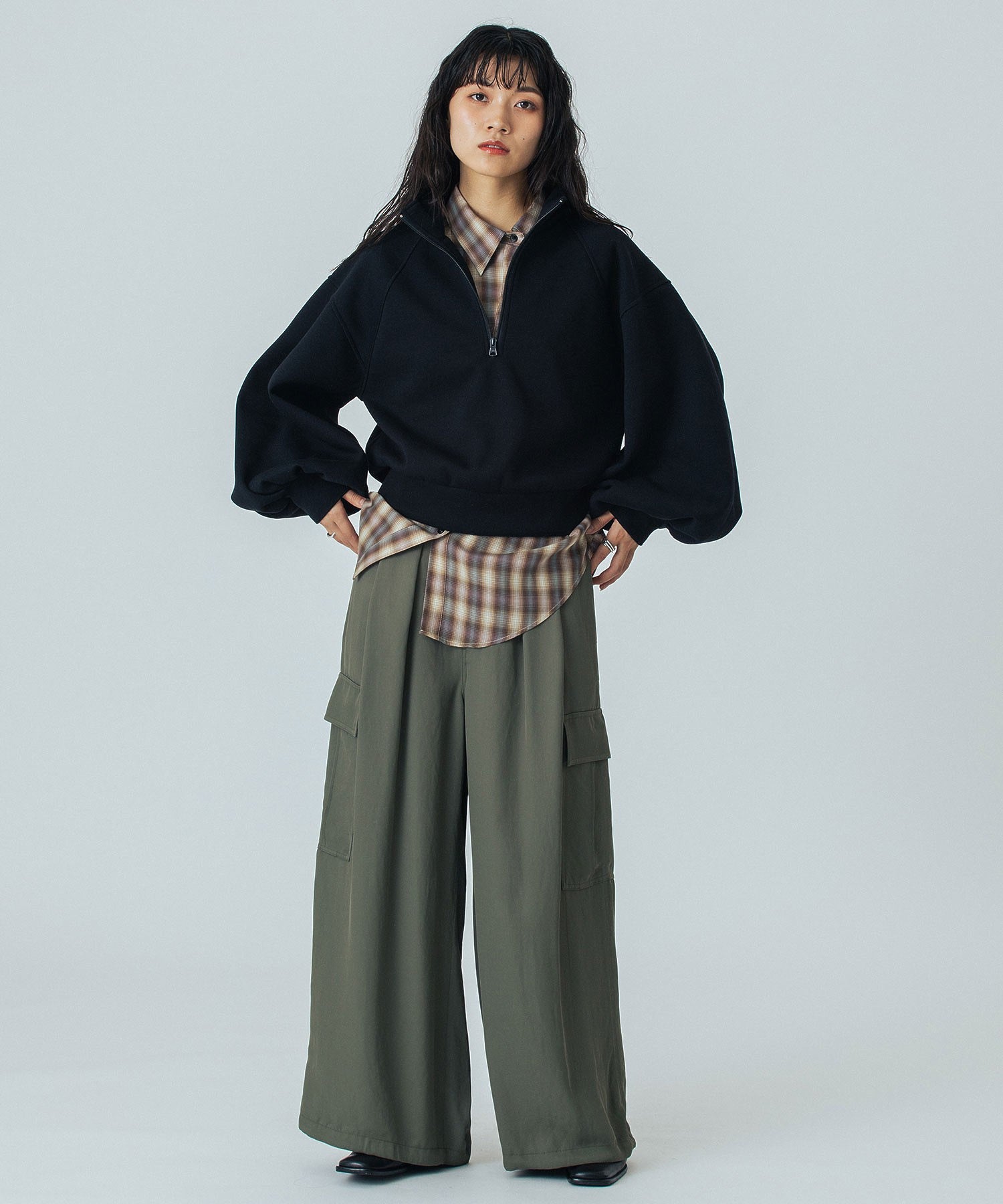 model:167cm 着用サイズ:S