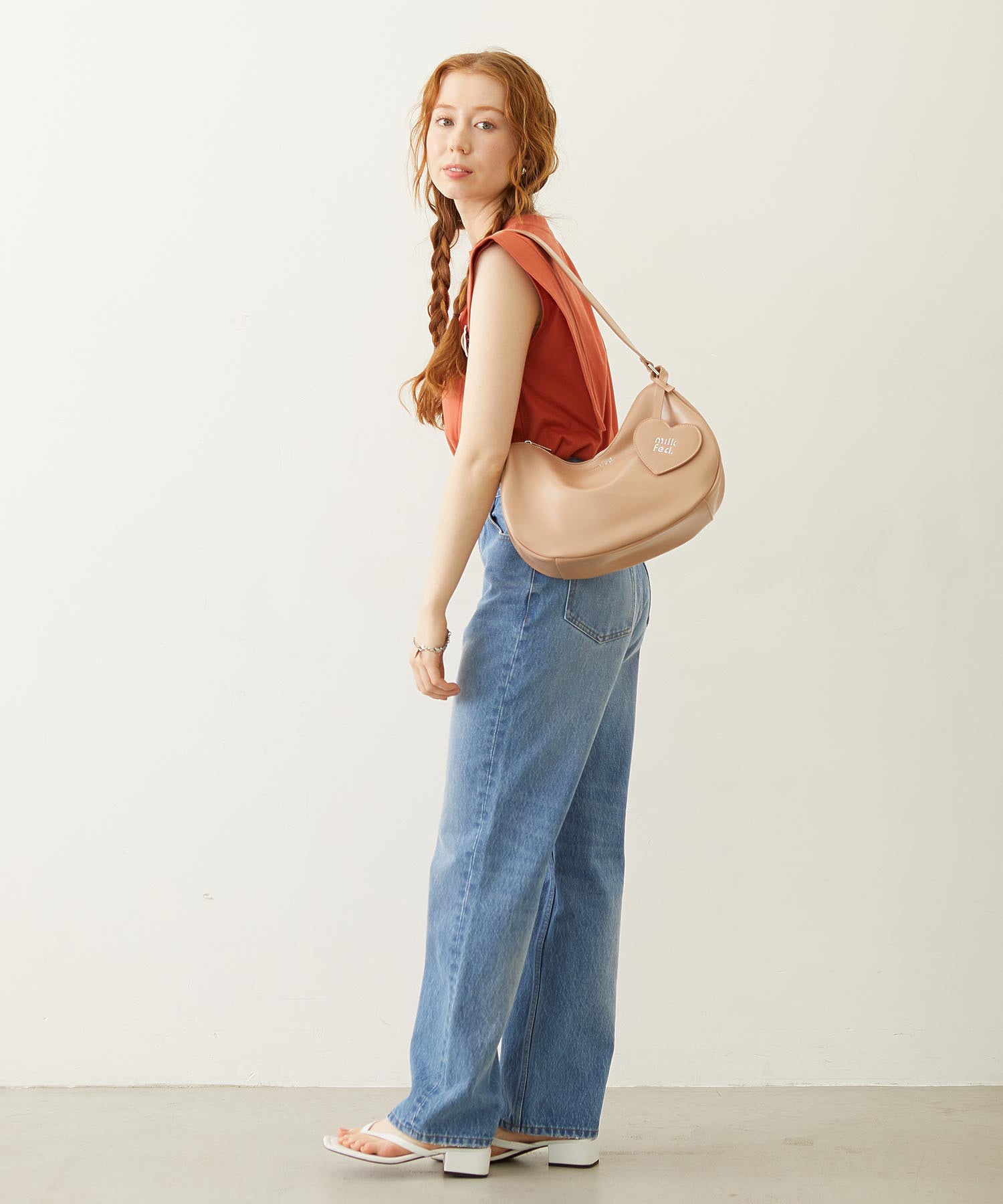 HEART MIRROR SHOULDER BAG