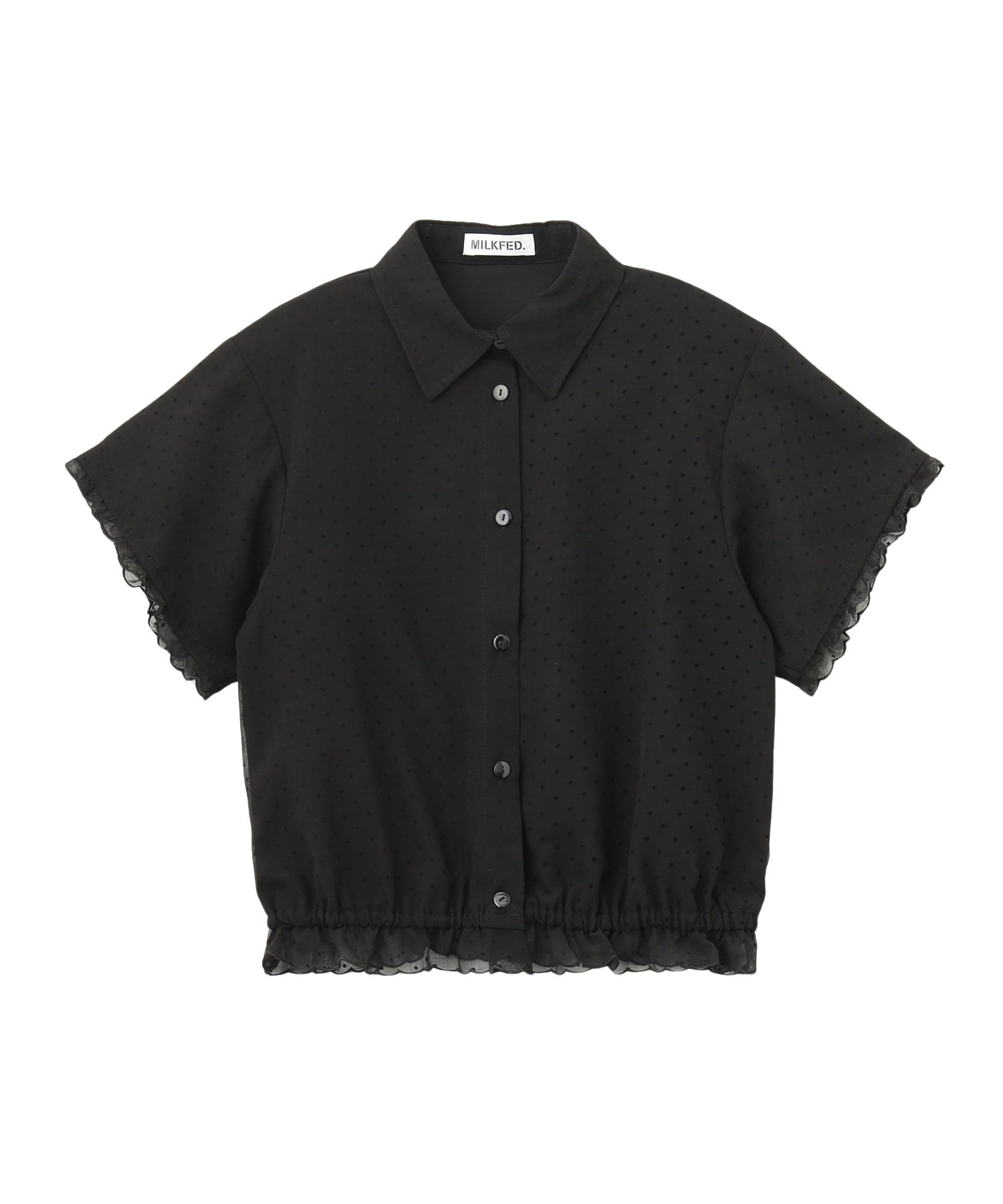 SHEER SCALLOP SHIRT