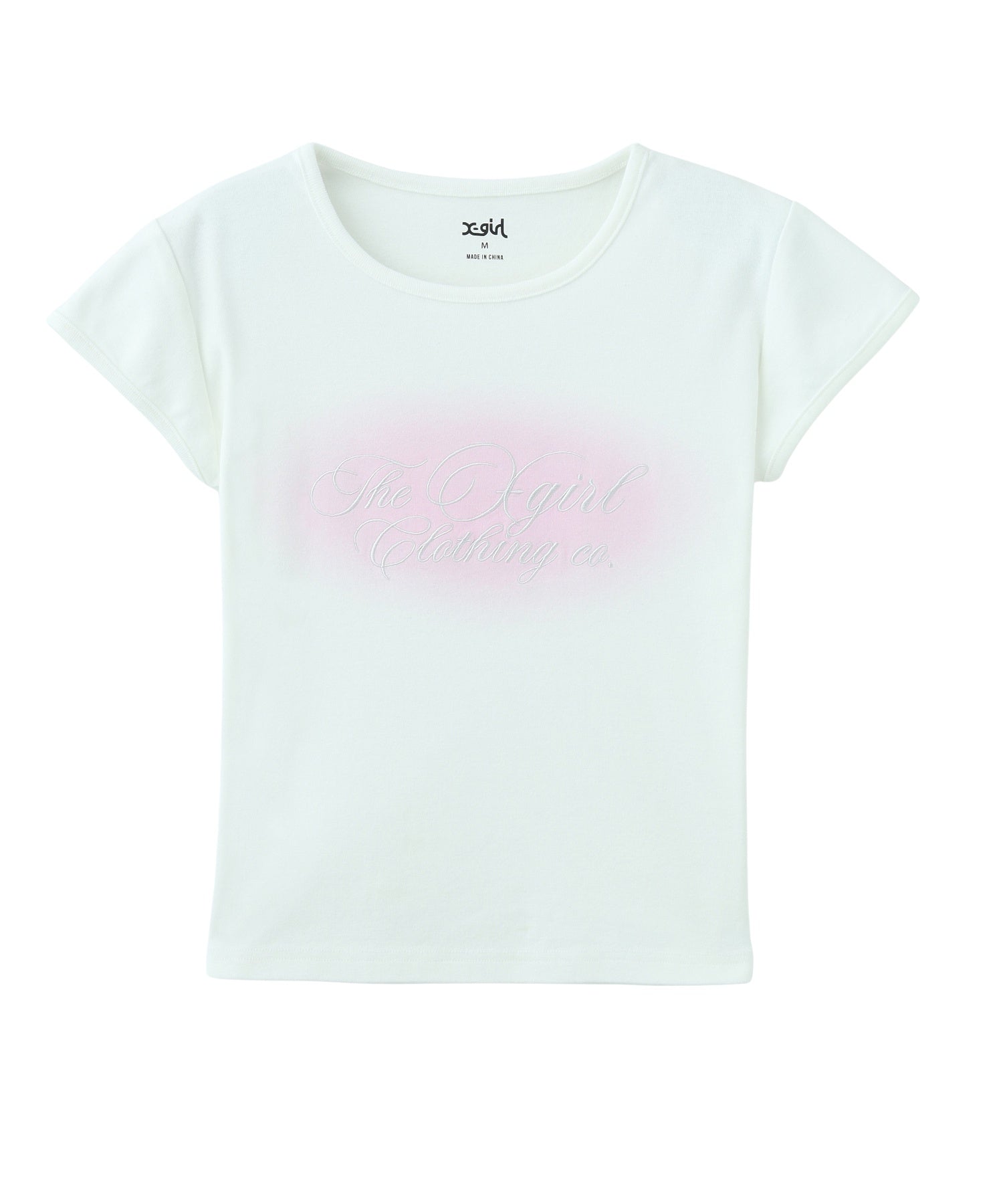 SPRAY AND CURSIVE SCRIPT LOGO S/S BABY TEE
