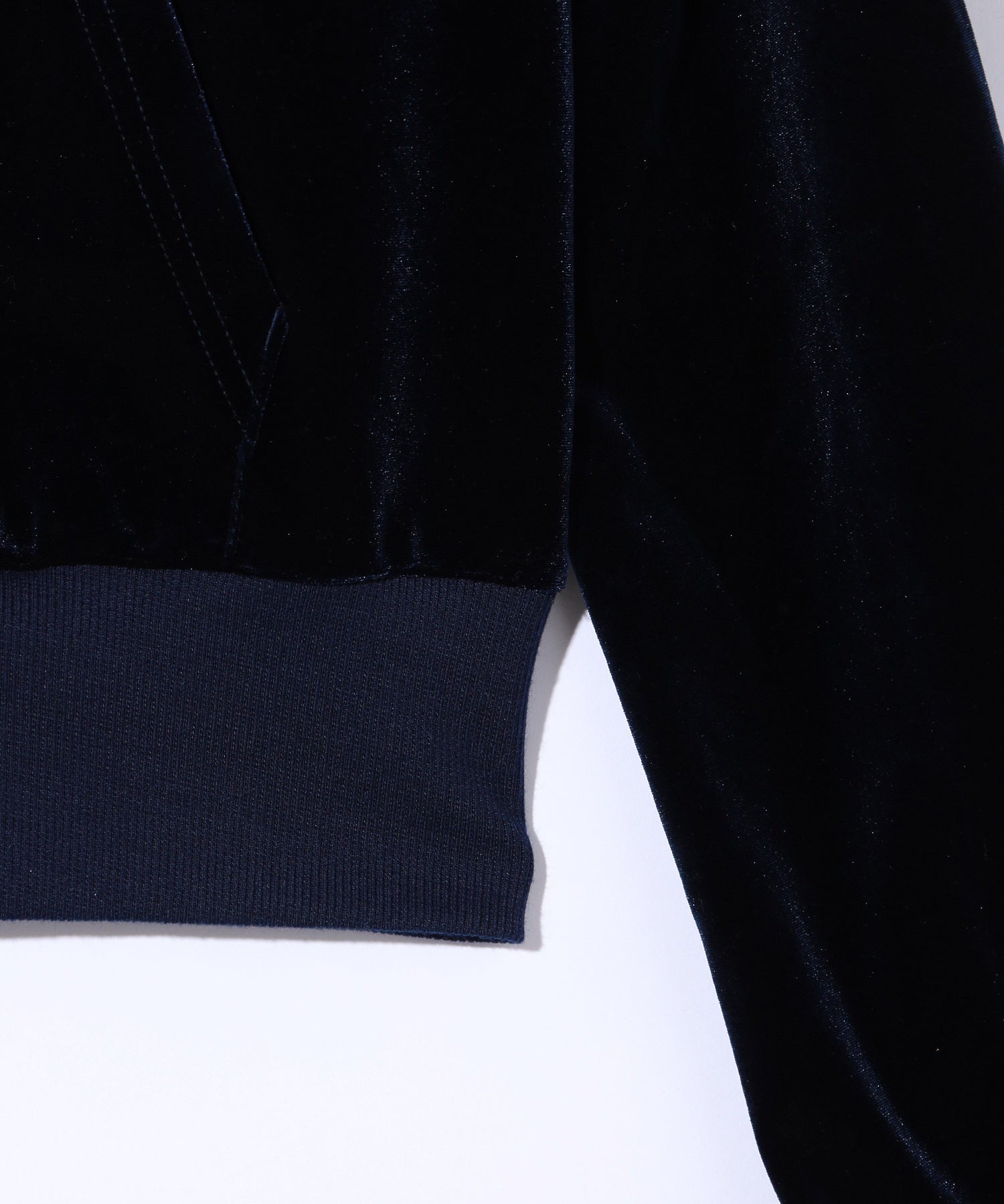 VELOUR ZIP UP HOODIE