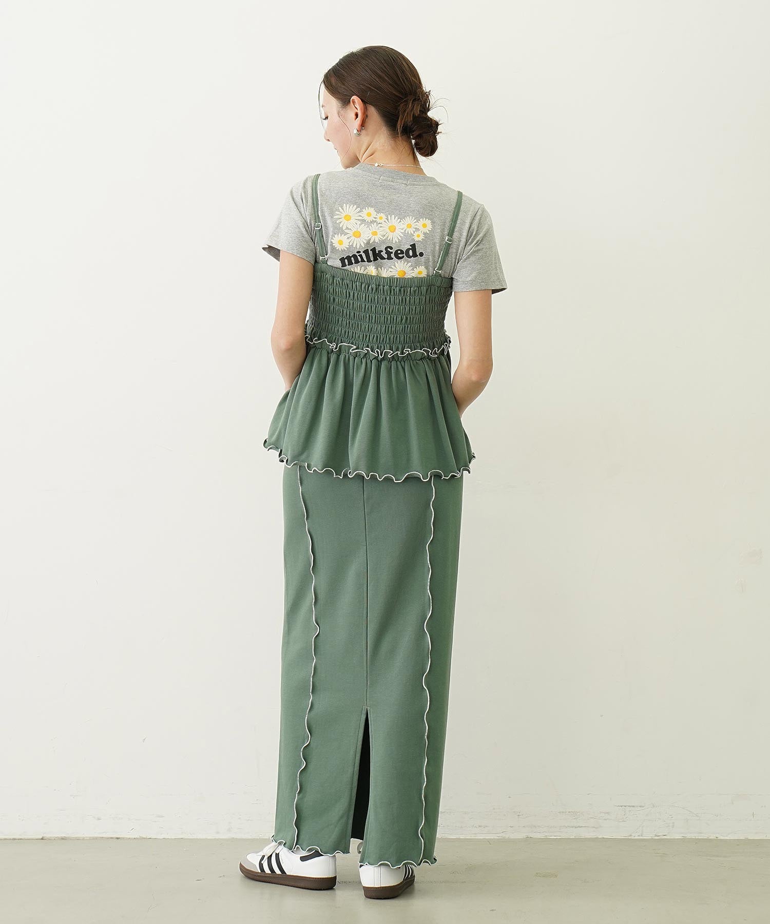 LETTUCE EDGE SWEAT SKIRT