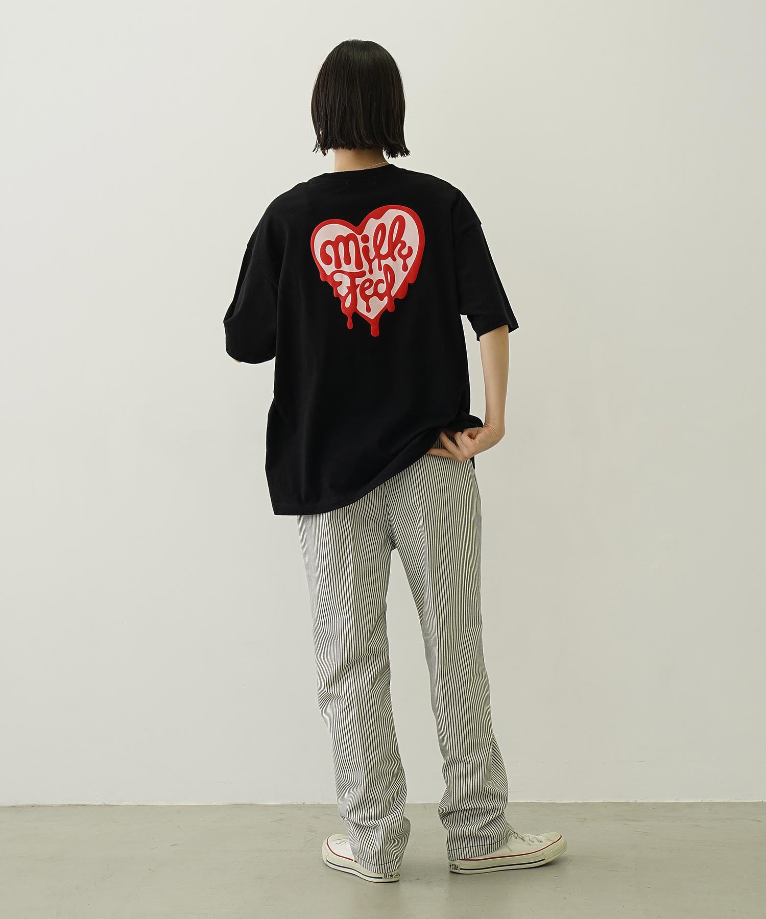 MELTY HEART FOAM PRINT WIDE S/S TEE