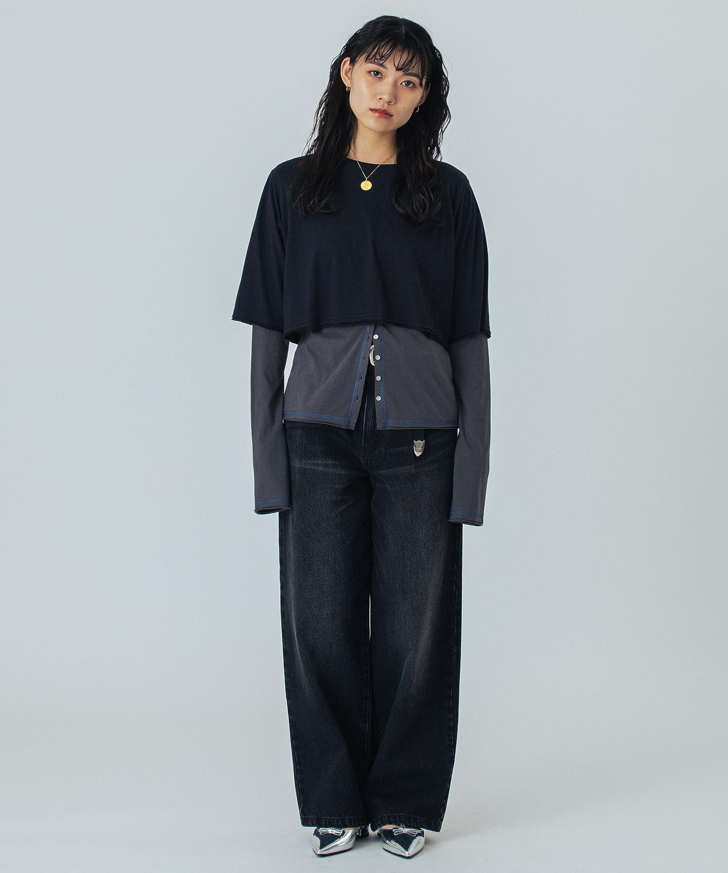 model:167cm 着用サイズ:ONE SIZE
