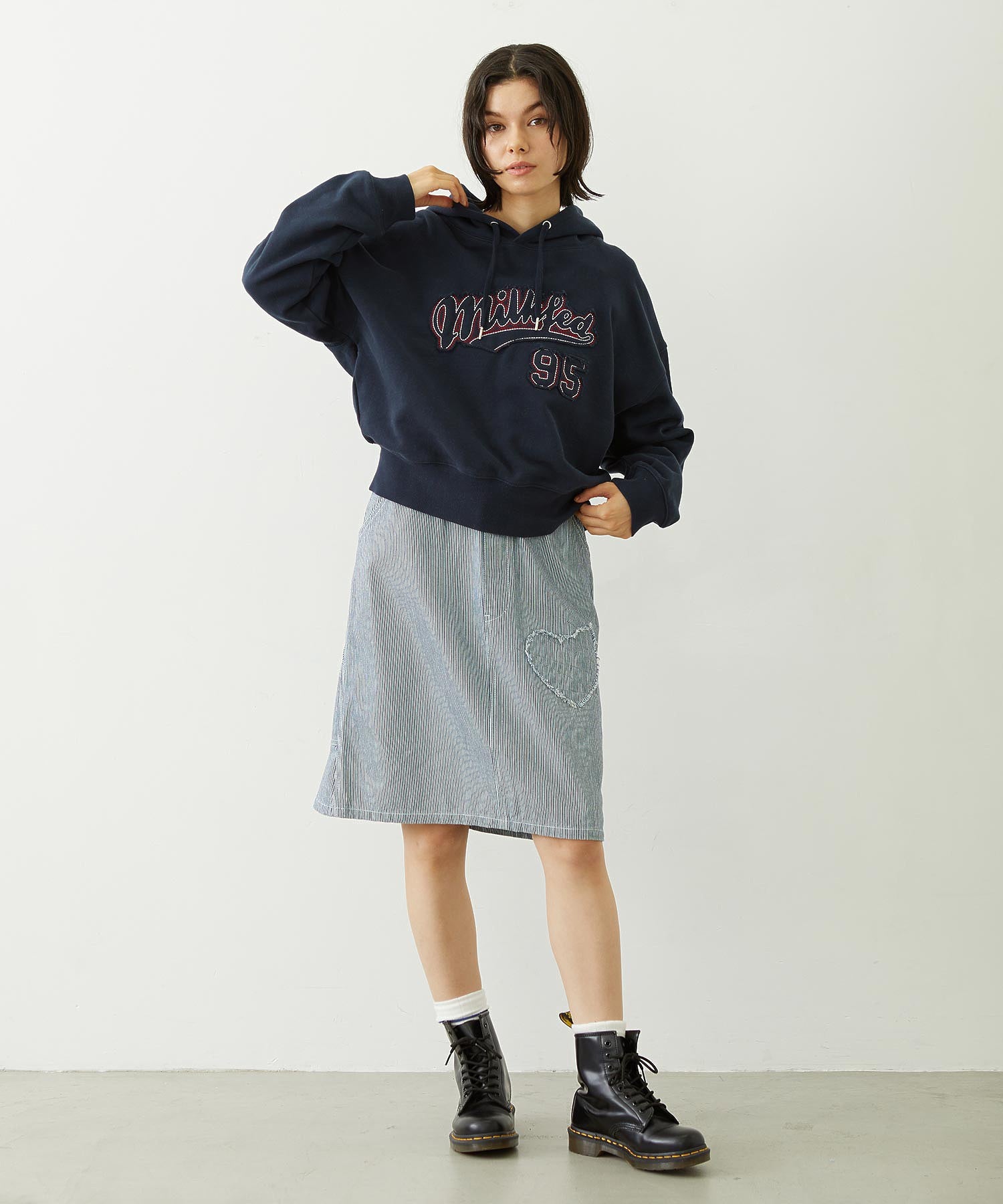 PATCH SALOPETTE SKIRT