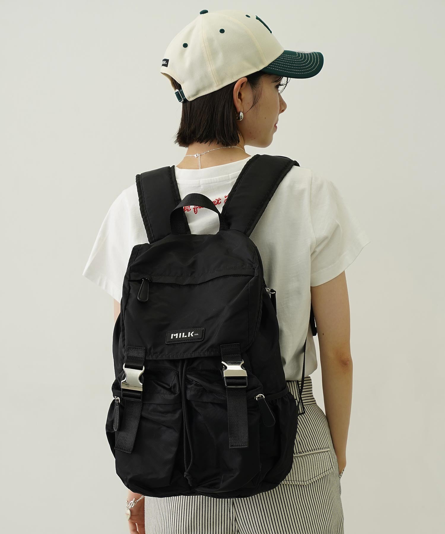 LOGO PLATE BACKPACK MILKFED.