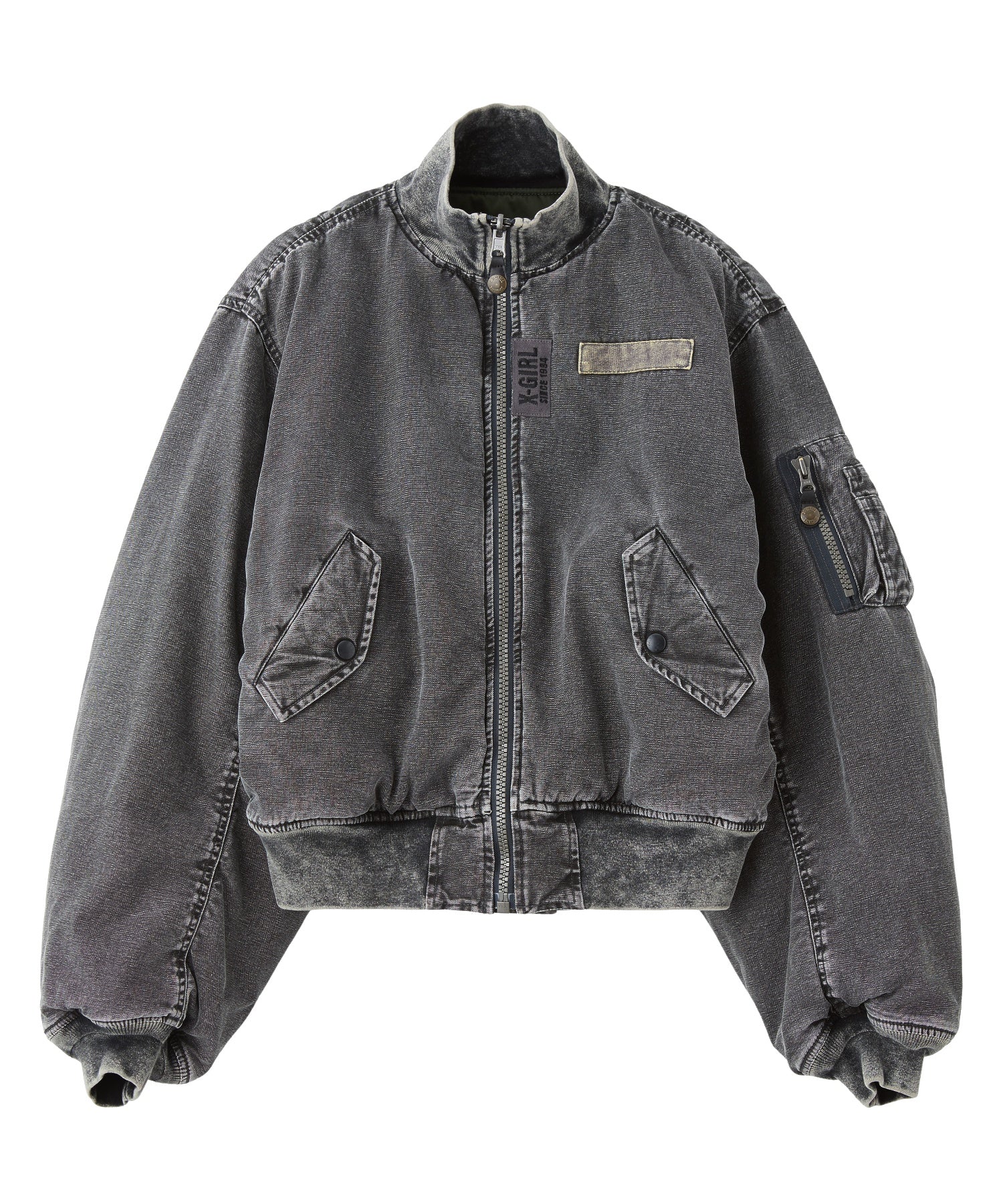 REVERSIBLE FADED MA-1 JACKET