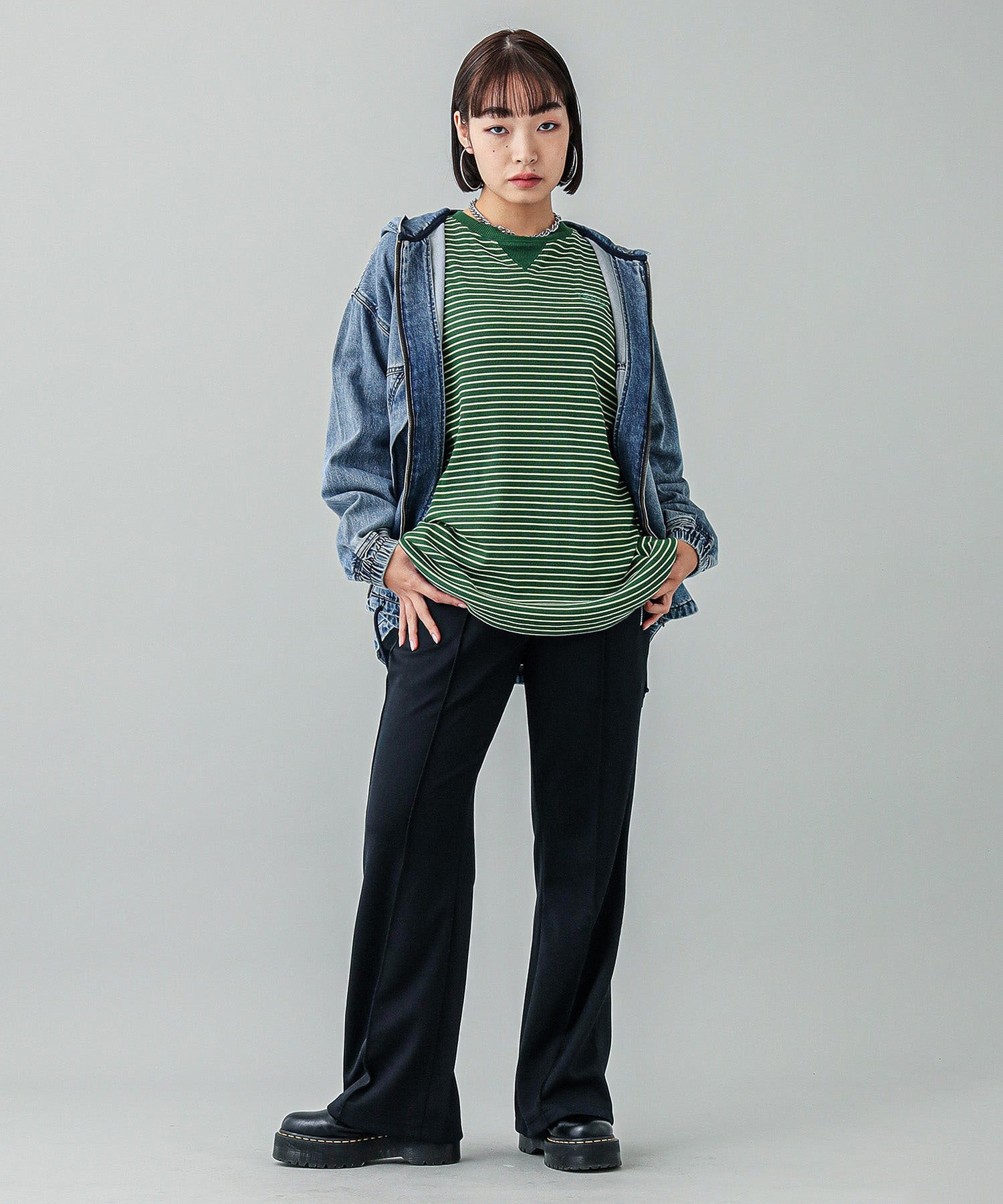 model　H:161cm 着用サイズ:M