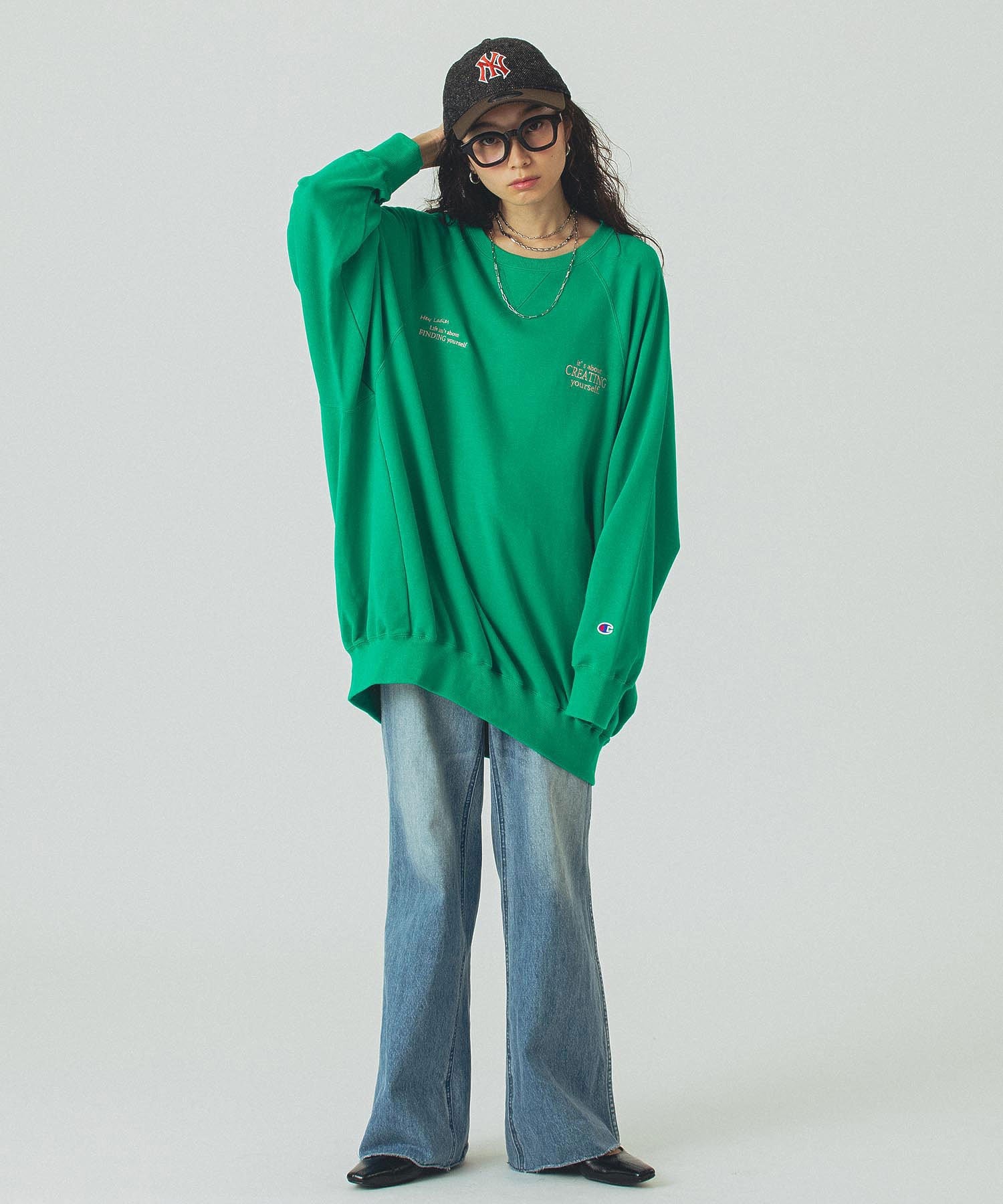 model:161cm 着用サイズ:ONE SIZE