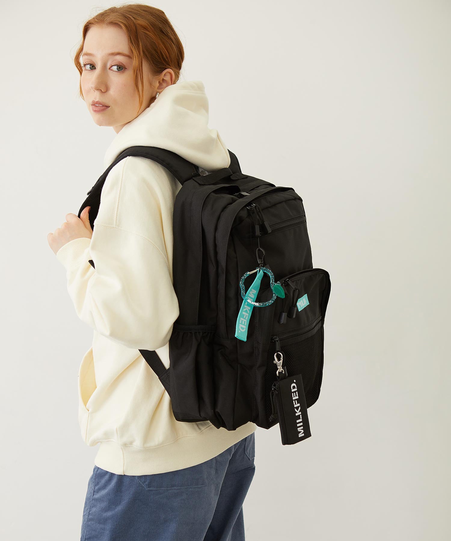 W ZIP BACKPACK LtGREEN