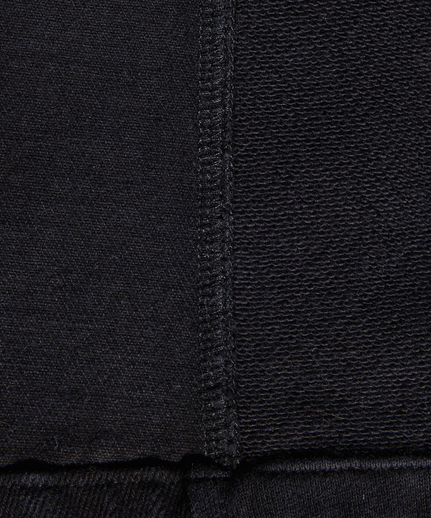 DENIM PANELED WIDE BAGGY SWEATPANTS
